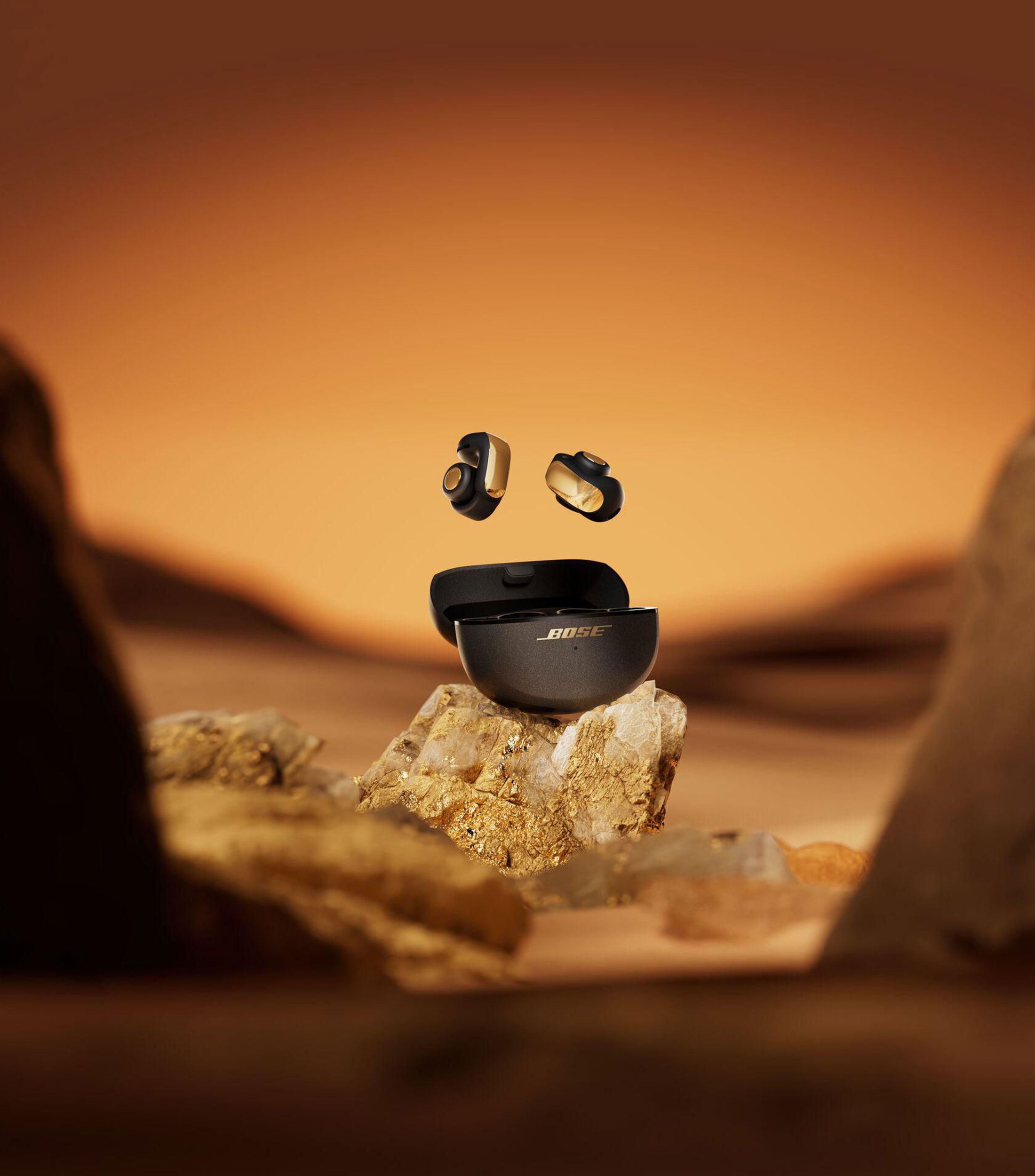 Audífonos Inalámbricos Bluetooth Ultra Open Desert Gold