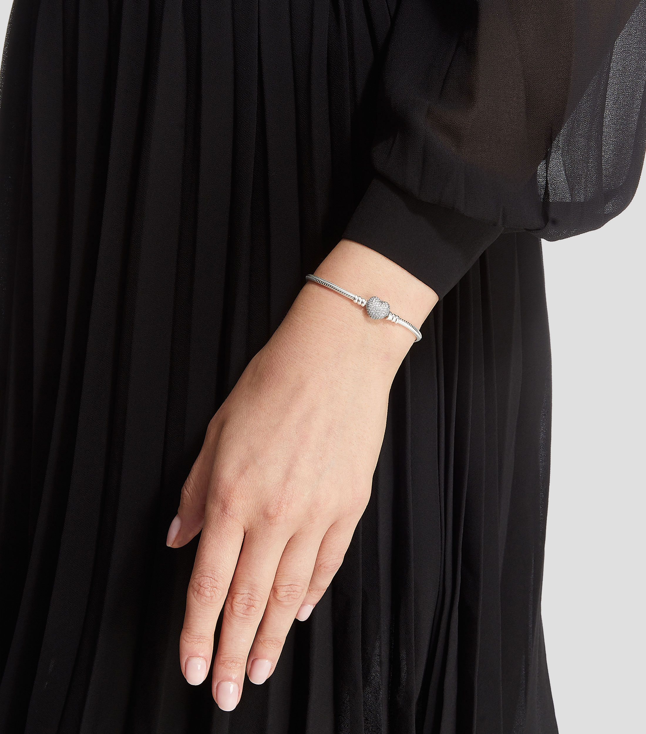 Brazalete en Plata .925 con Zirconias Mujer Talla 23 cm