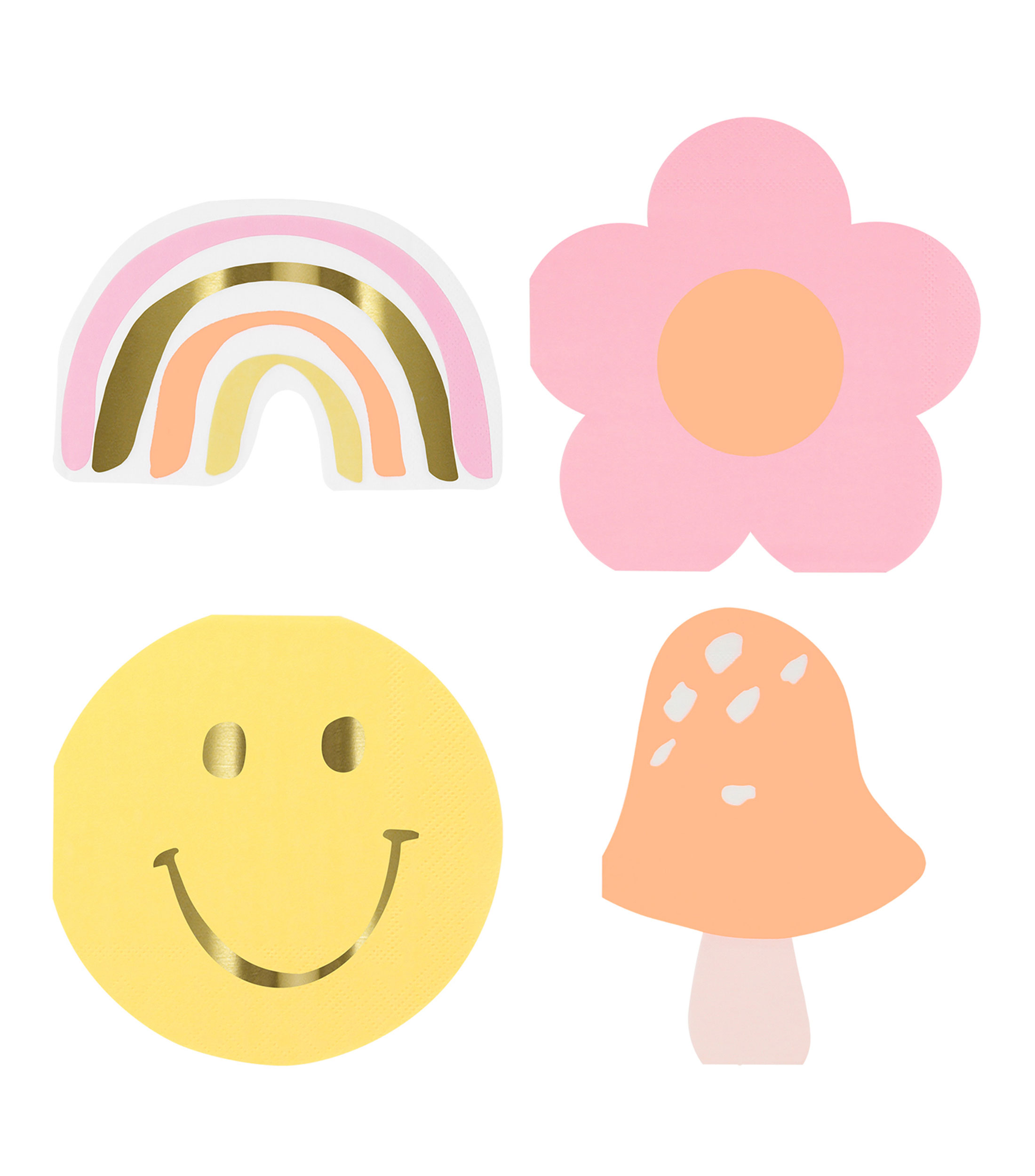 Servilletas Happy Face Icons