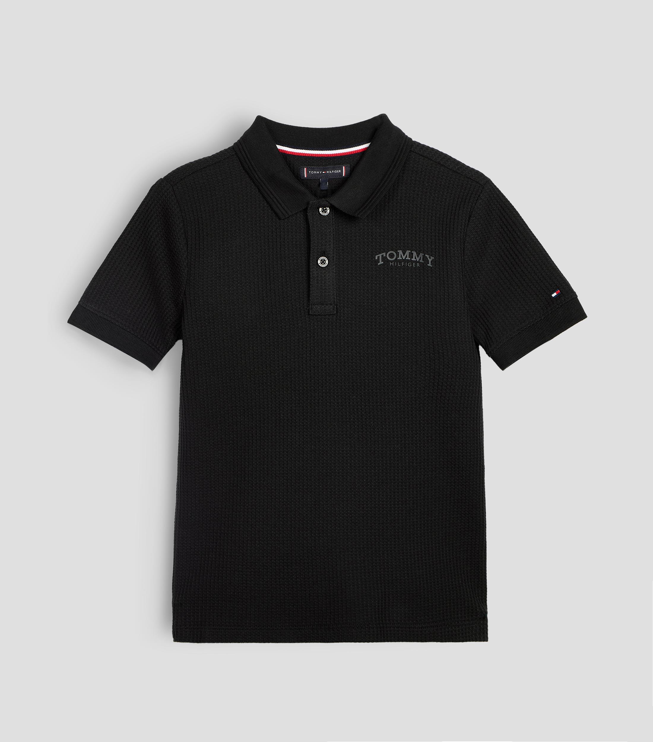 Playera Tipo Polo Manga Corta Liso Niño