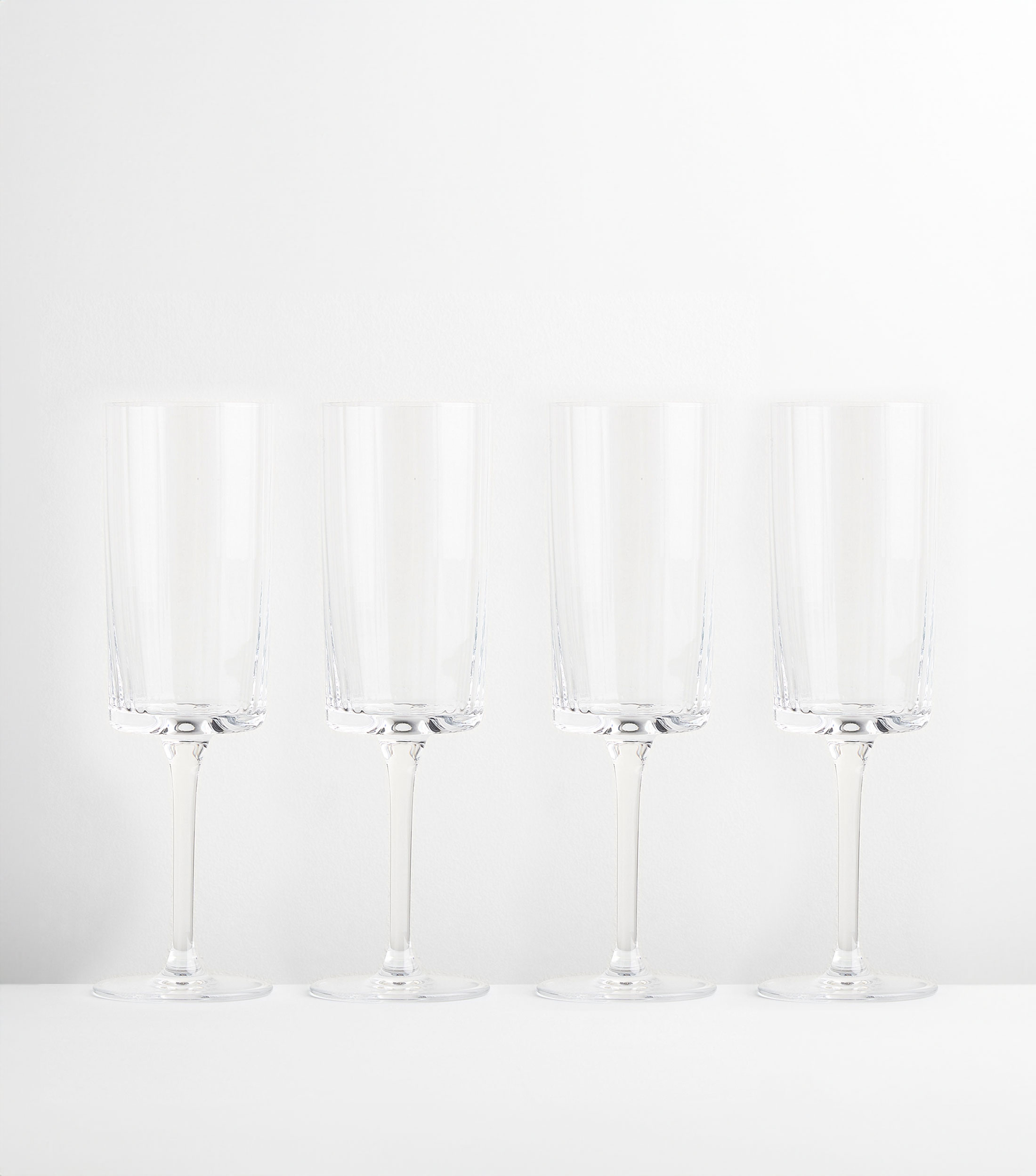 Set 4 copas flauta Gio Line