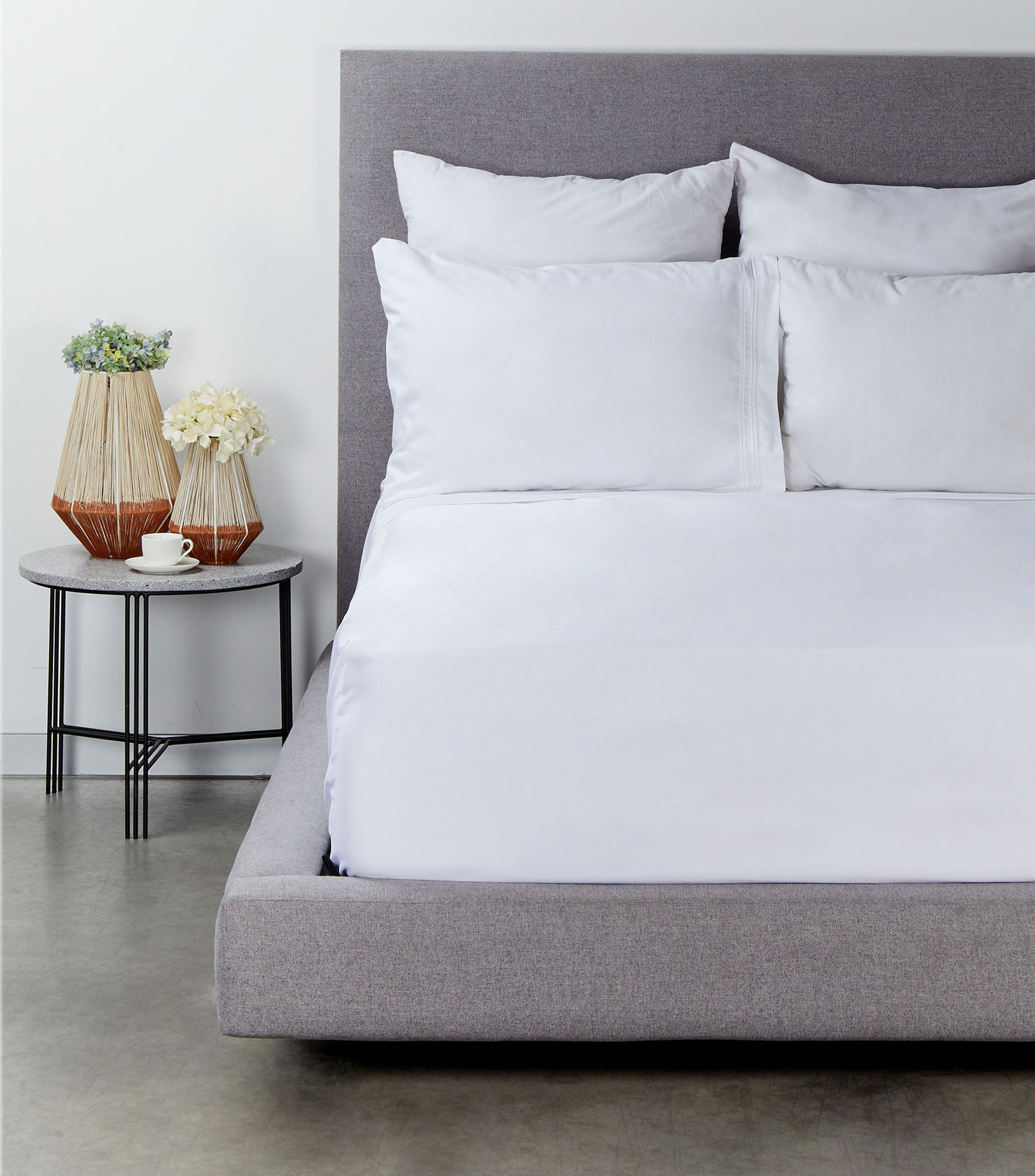 Sabanas Ks 800 Hilos Blanco