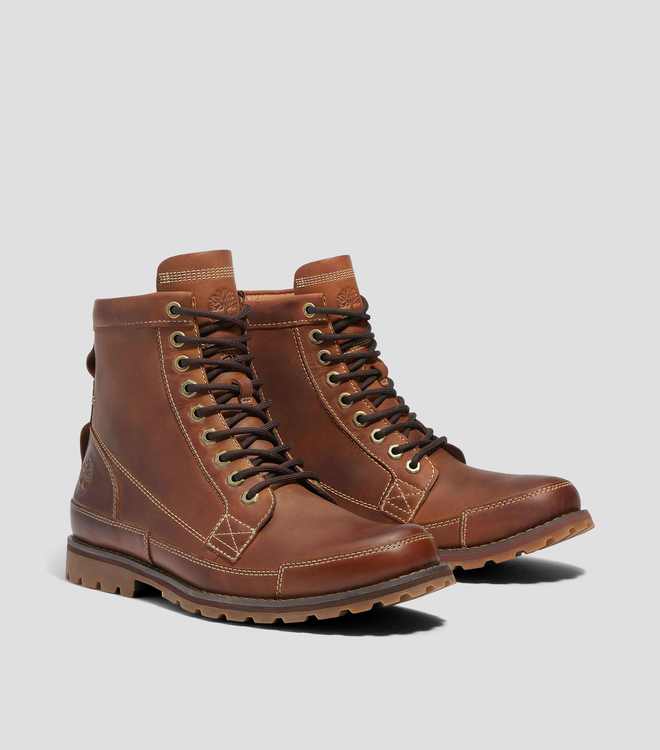 Botas casuales cortas en piel Hombre