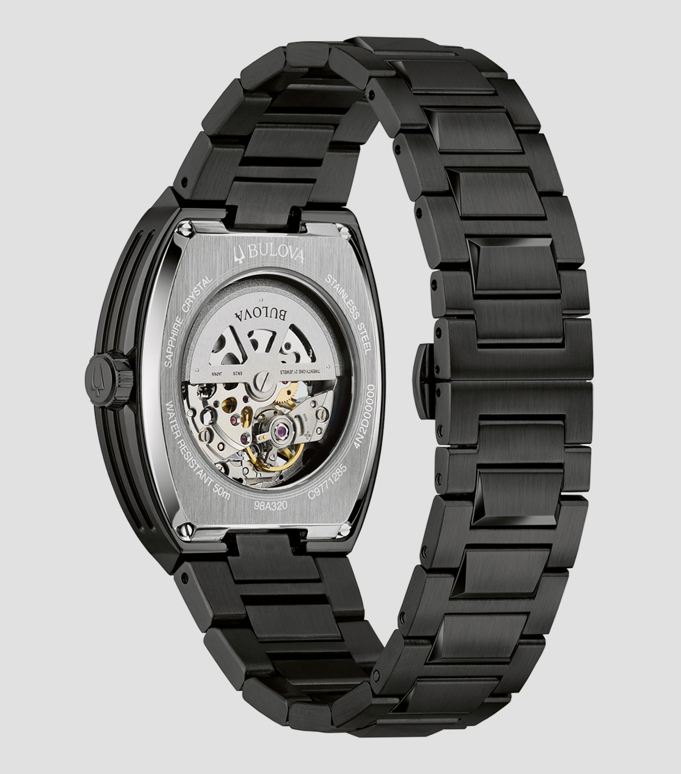 Reloj para Hombre Maquina de vestir, Negro