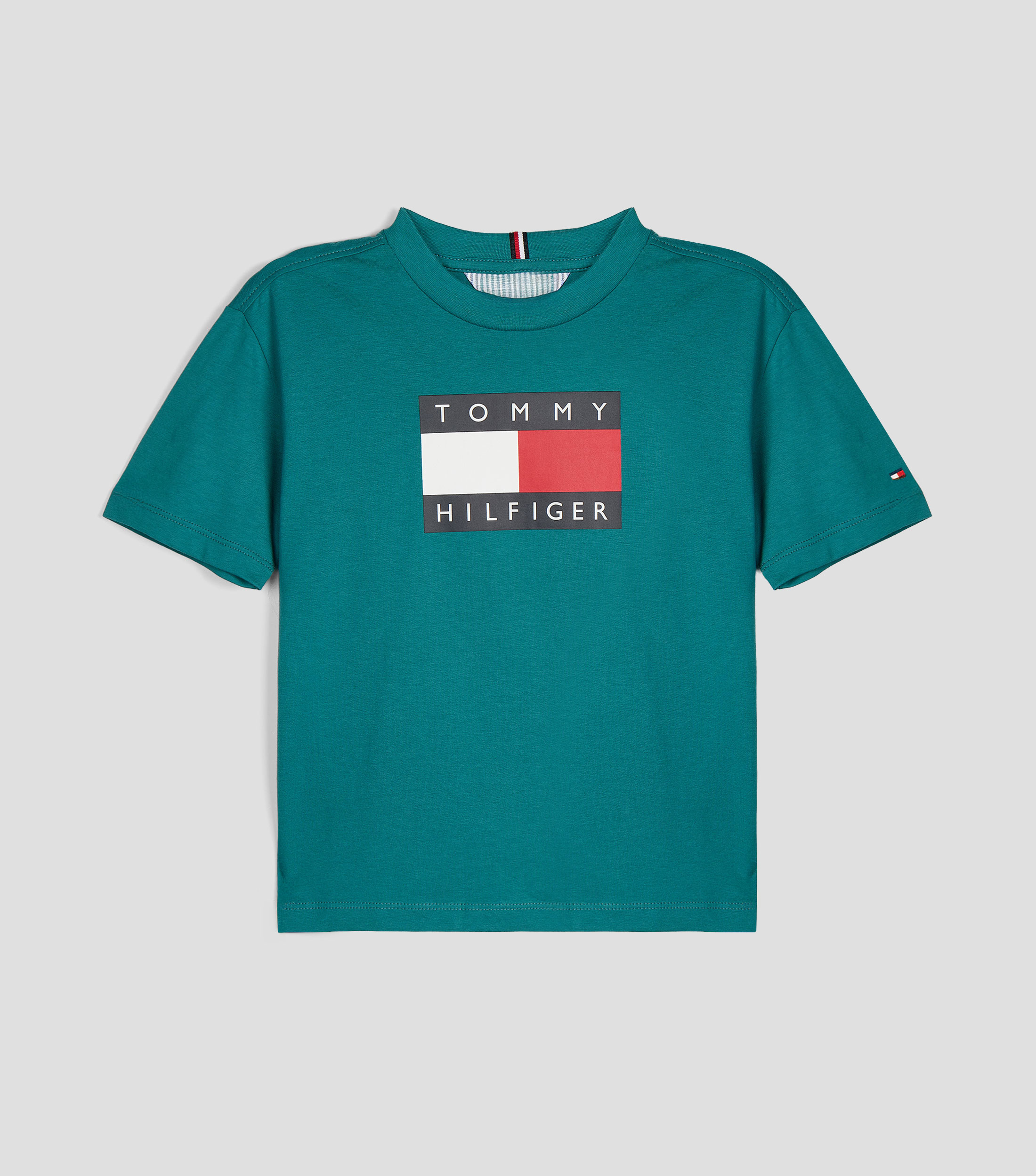 Playera cuello redondo manga corta con estampado Niño