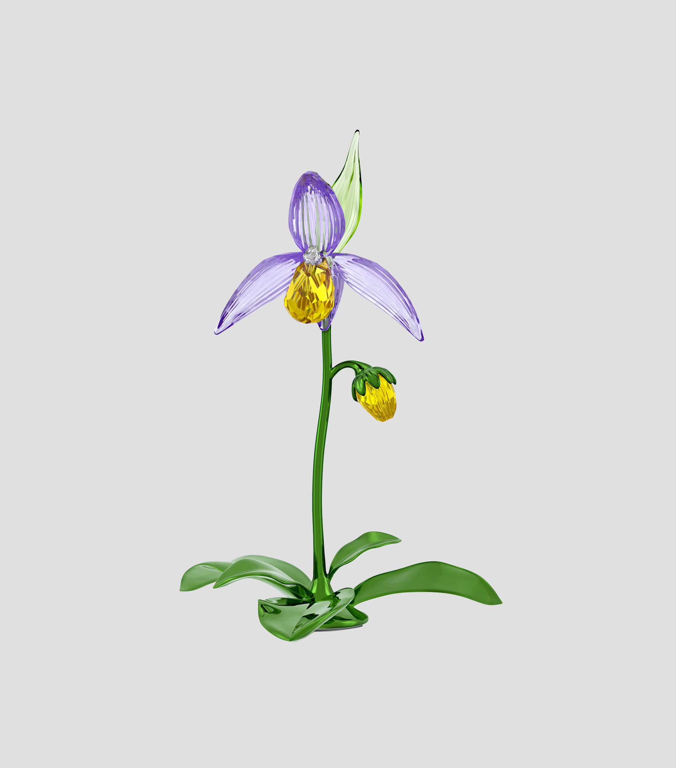 Figura decorativa Florere Orquídea en cristal