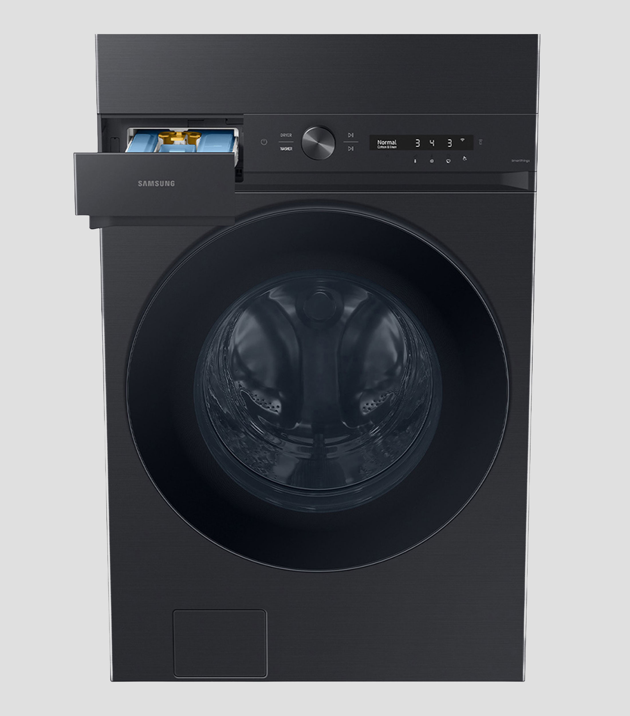 Centro de Lavado Laundry HUB a gas natural de carga frontal 26 kg negro