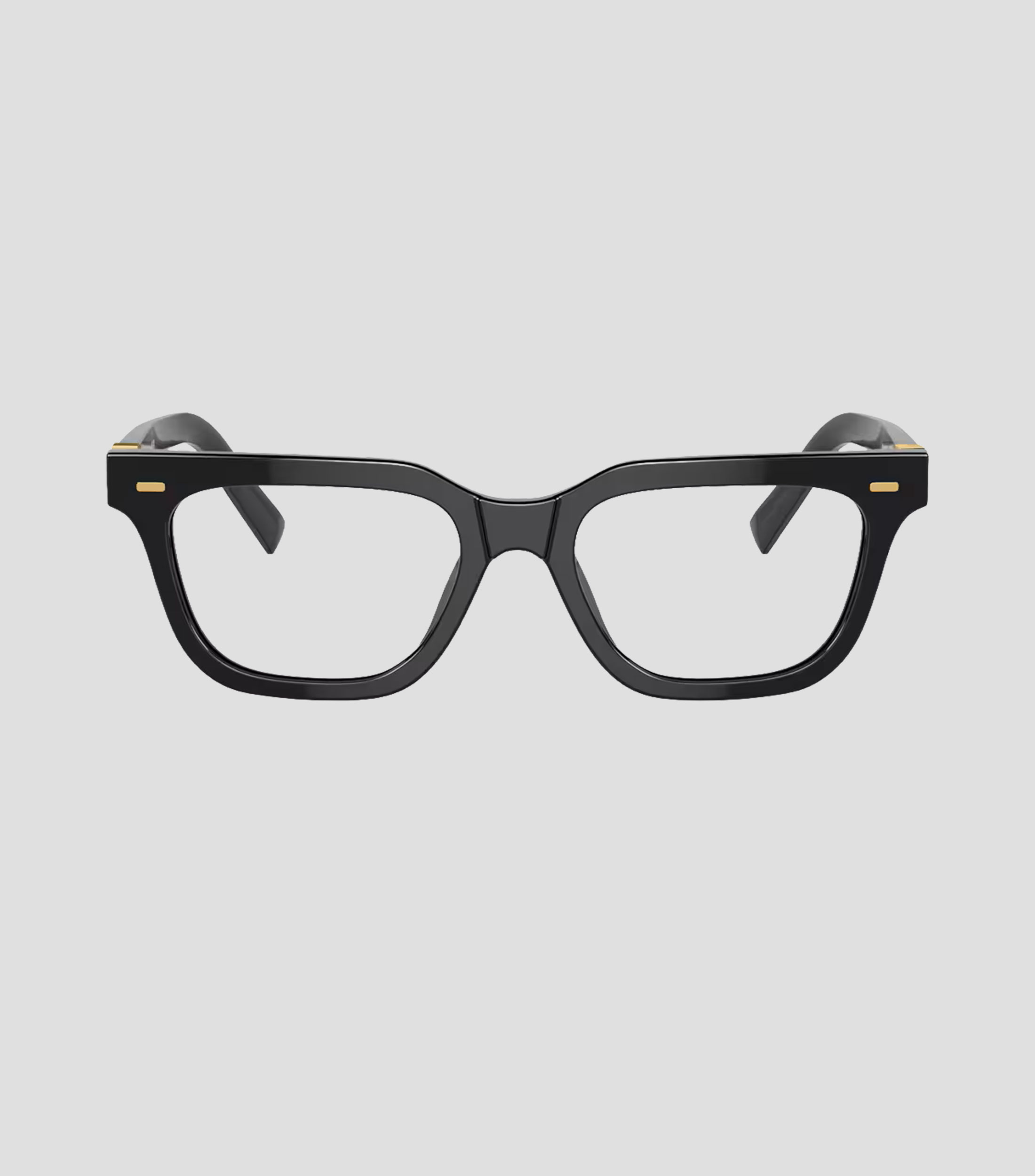 Lentes oftálmicos cuadrados negro Mujer