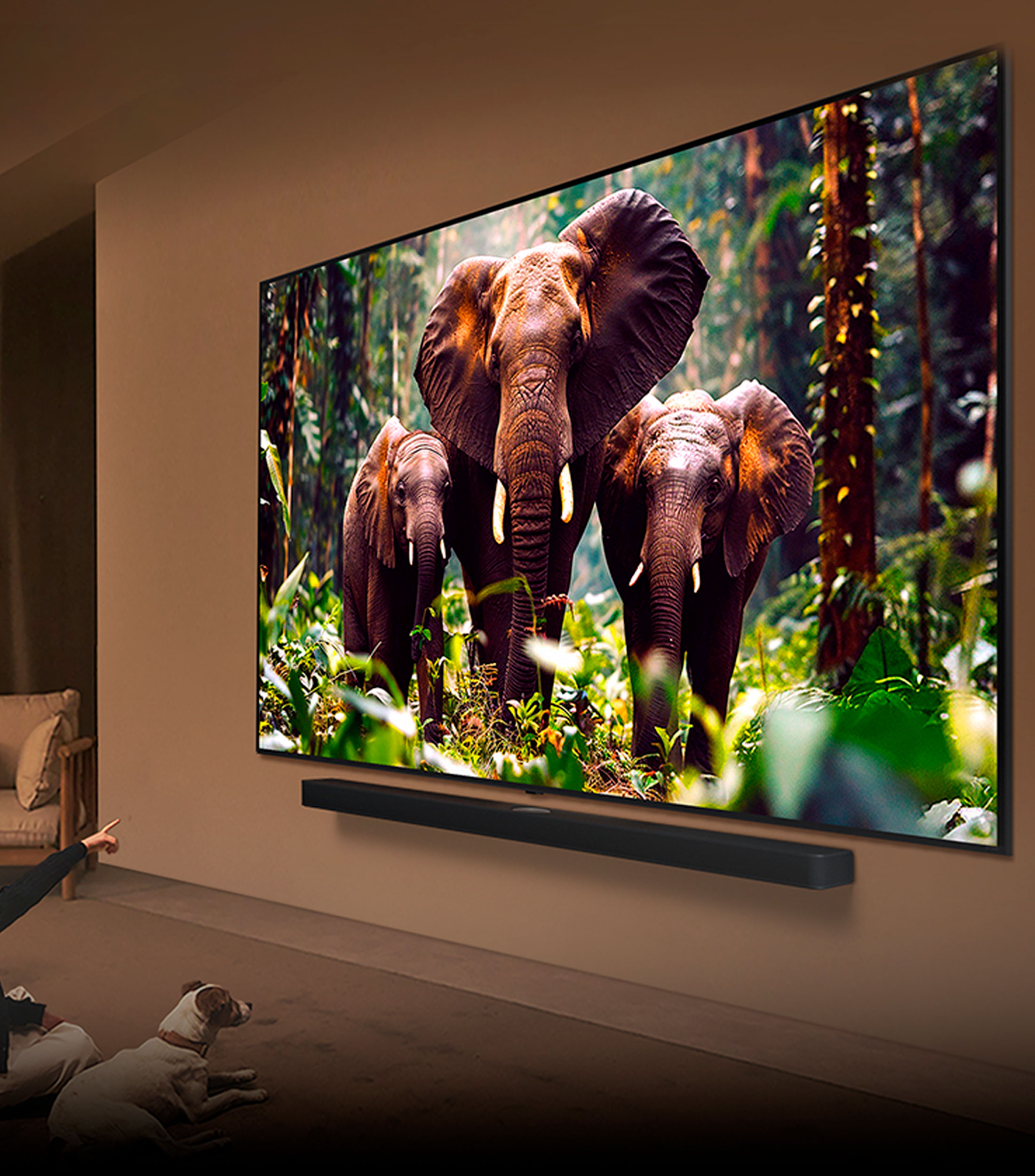 Pantalla 65 pulgadas Plana QNED evo AI QNED85 4K SMART TV 2025