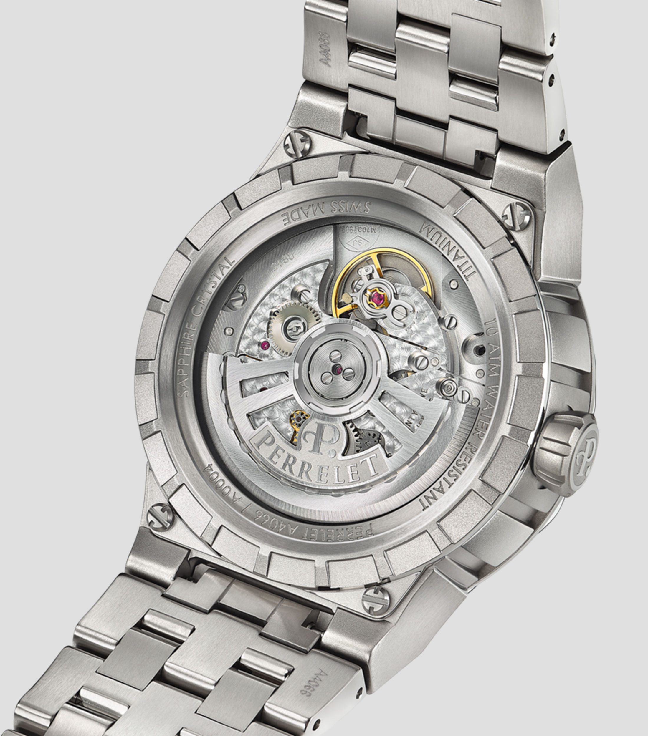 Reloj para Hombre Turbine Titanium Casual Plateado