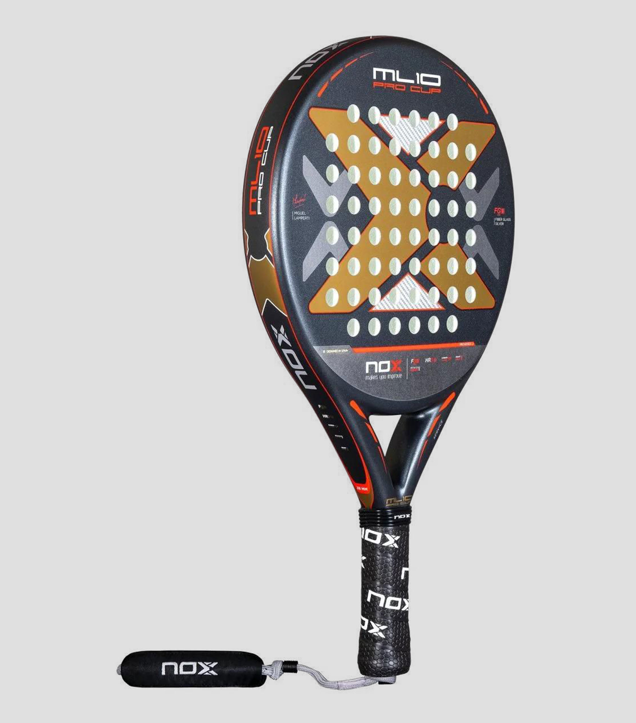 Pala para pádel Ml10 Pro Cup Rough Hombre