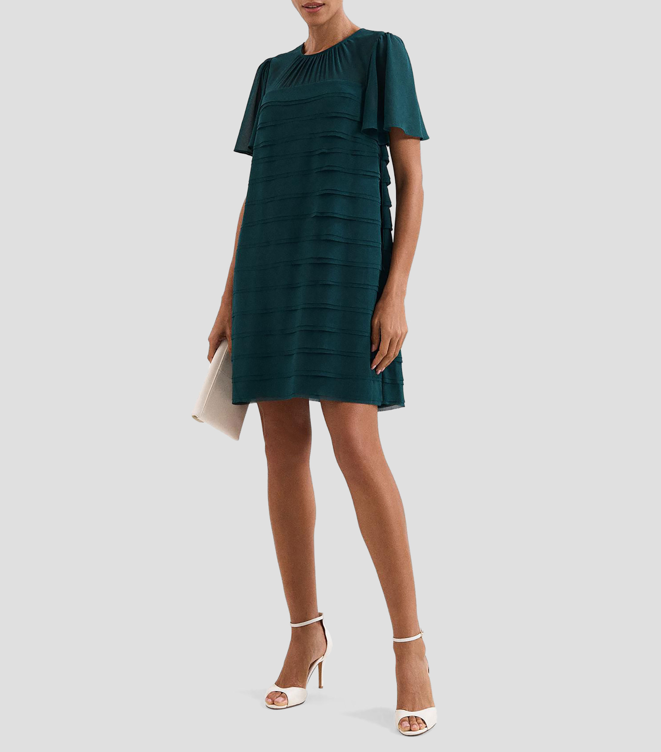 Vestido mini liso Mujer