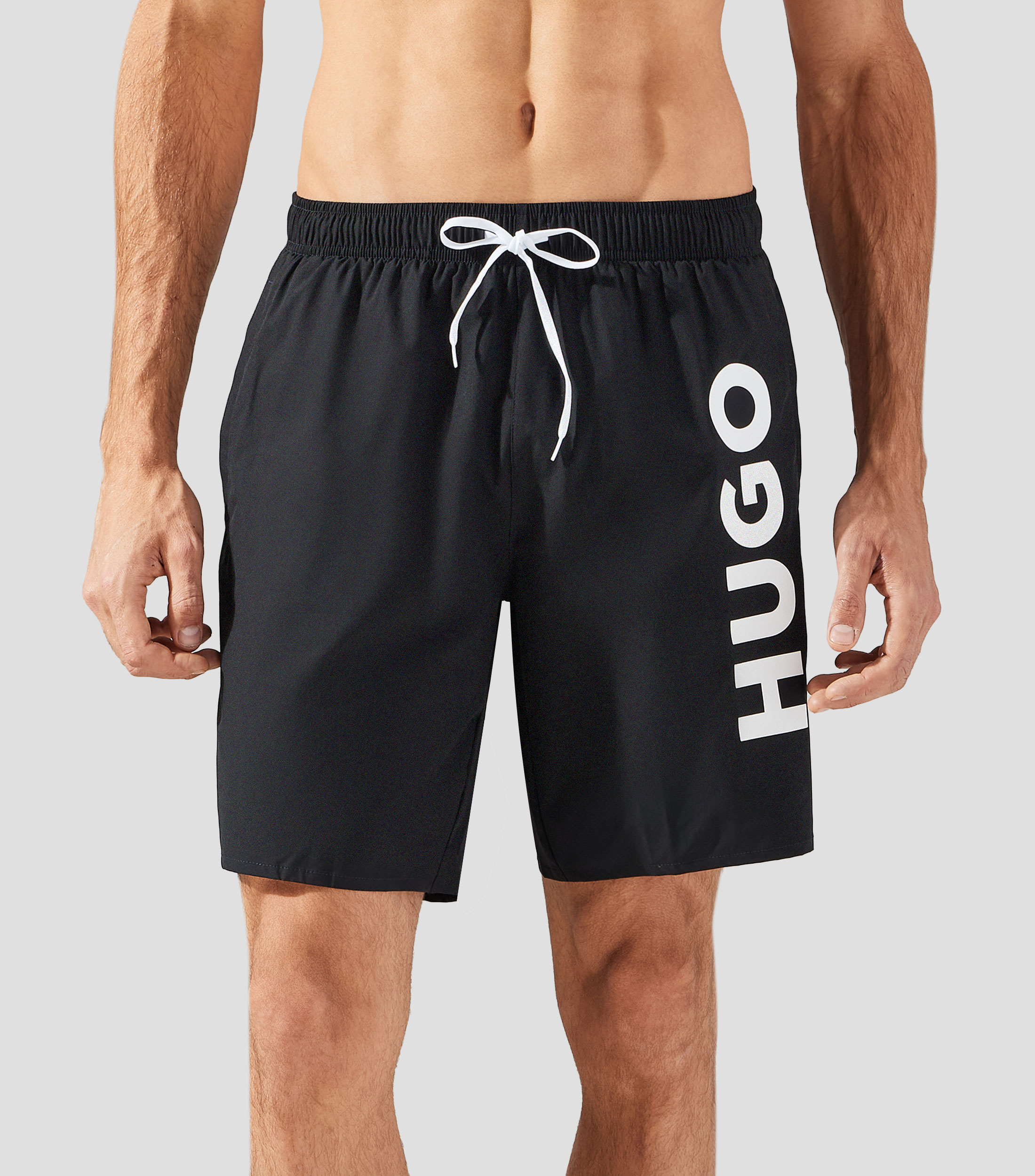 Traje de baño corto estampado Hombre