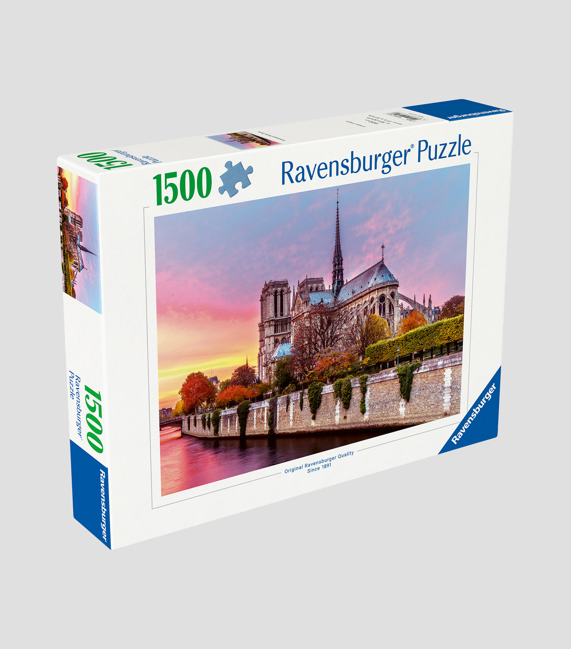 Rompecabezas Notre Dame al atardecer 1500 pzas.