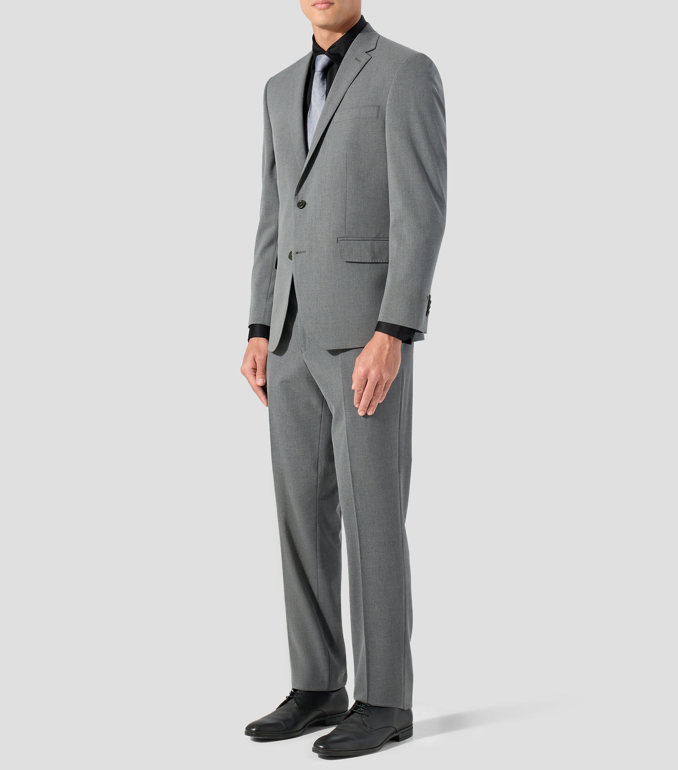 Traje corte slim liso Hombre