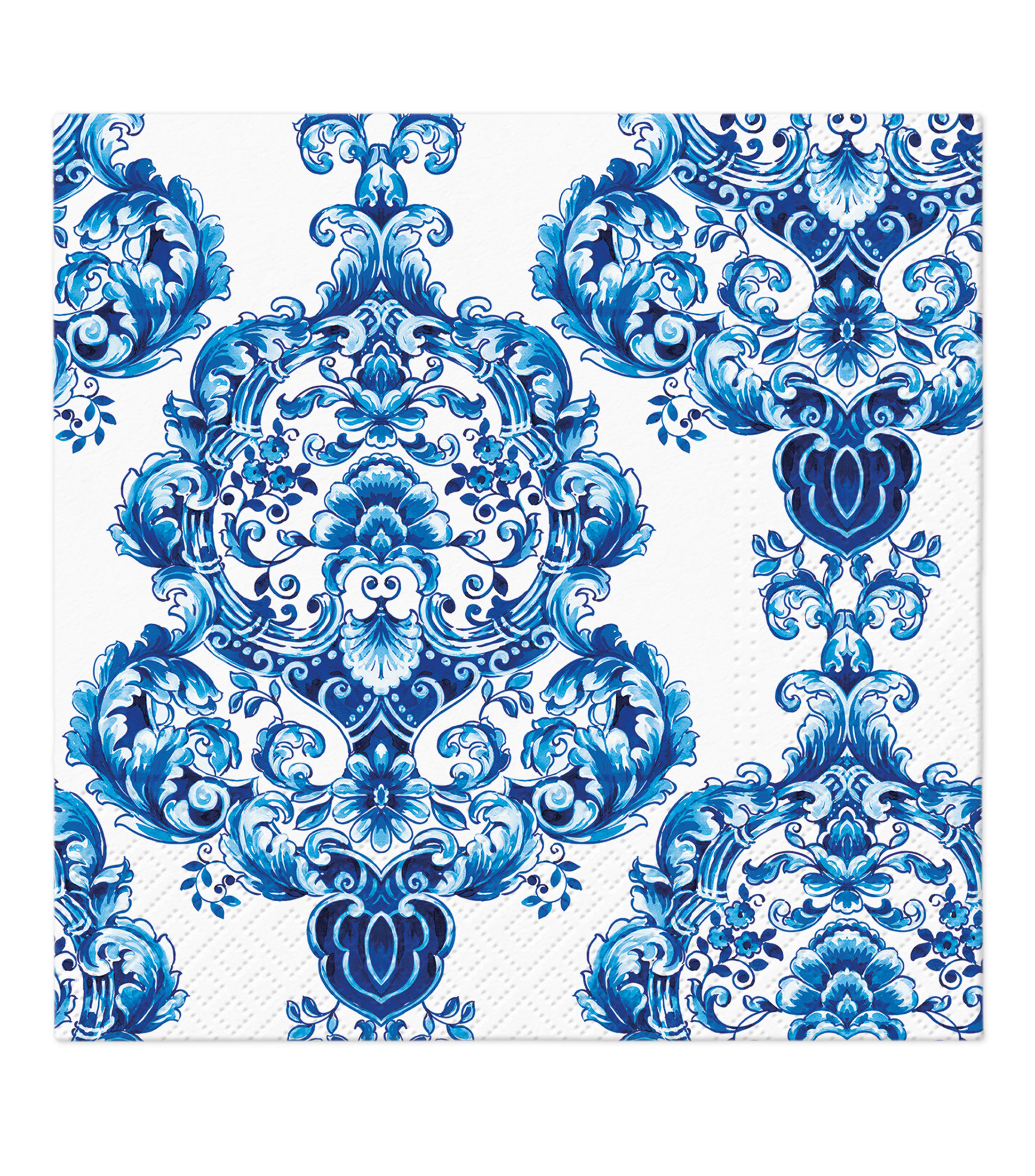 Set 20 servilletas de papel Porcelana Azul