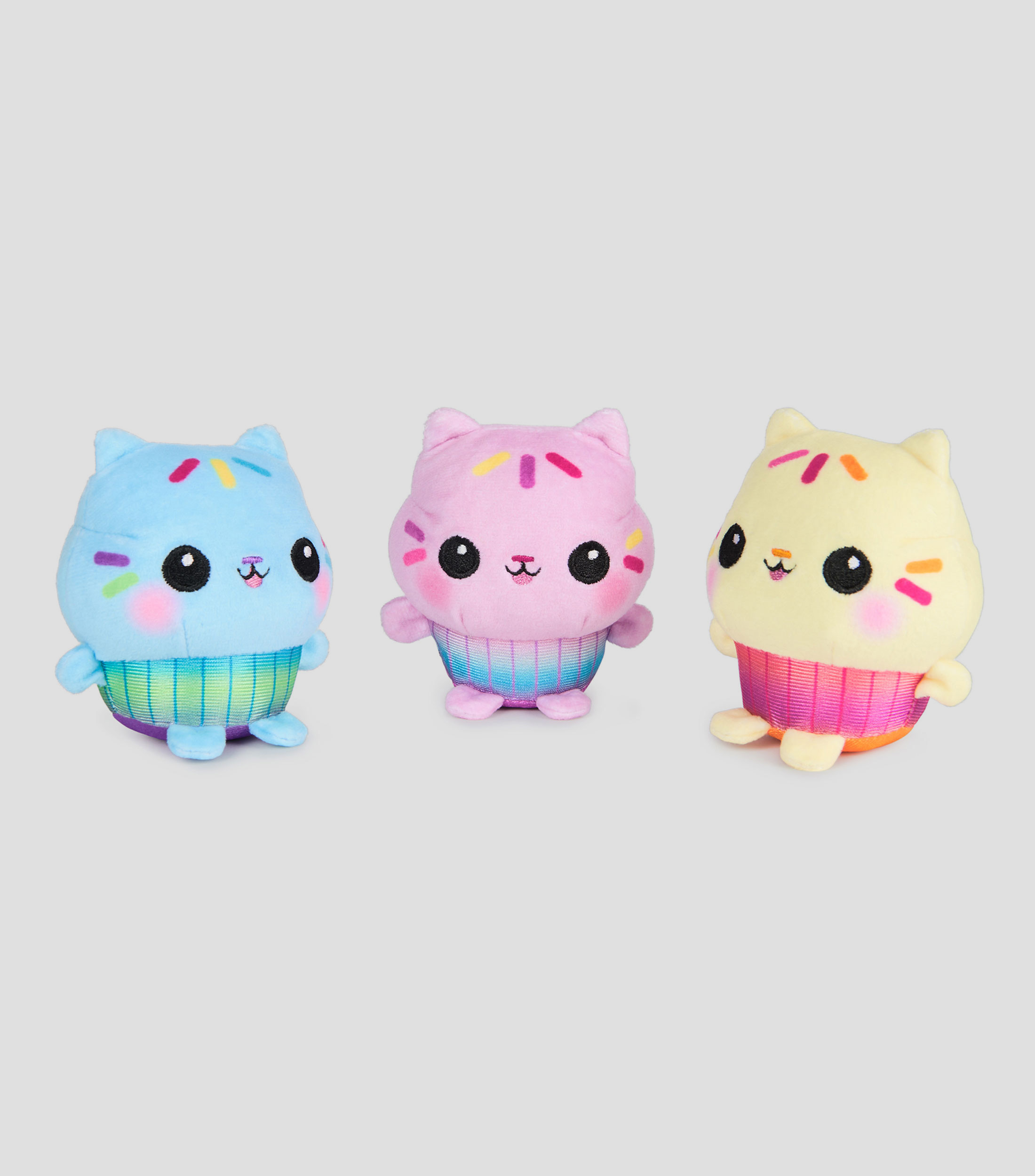 Set 3 Peluches Primos Pastelillos
