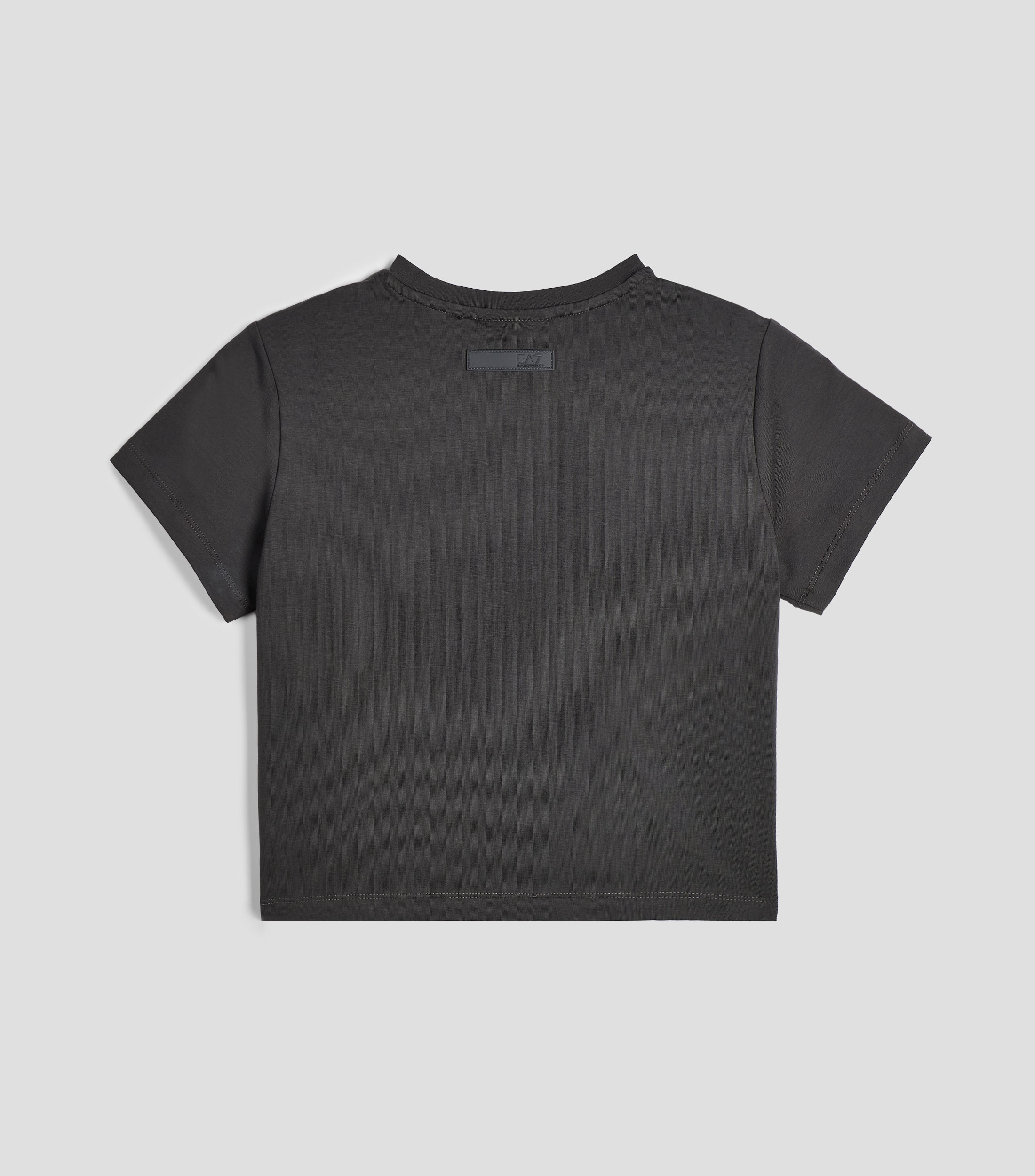 Playera cuello redondo manga corta estampada Niña