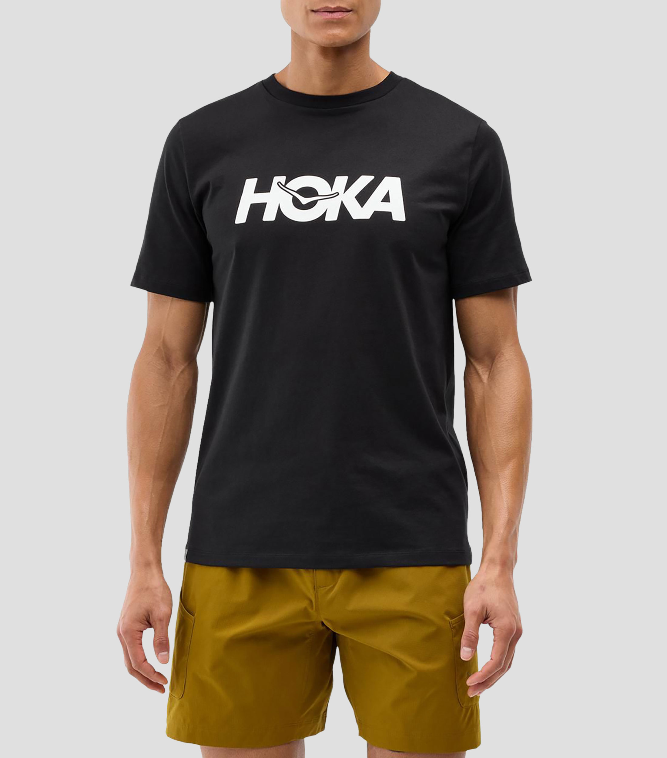Playera cuello redondo manga corta lisa Hombre
