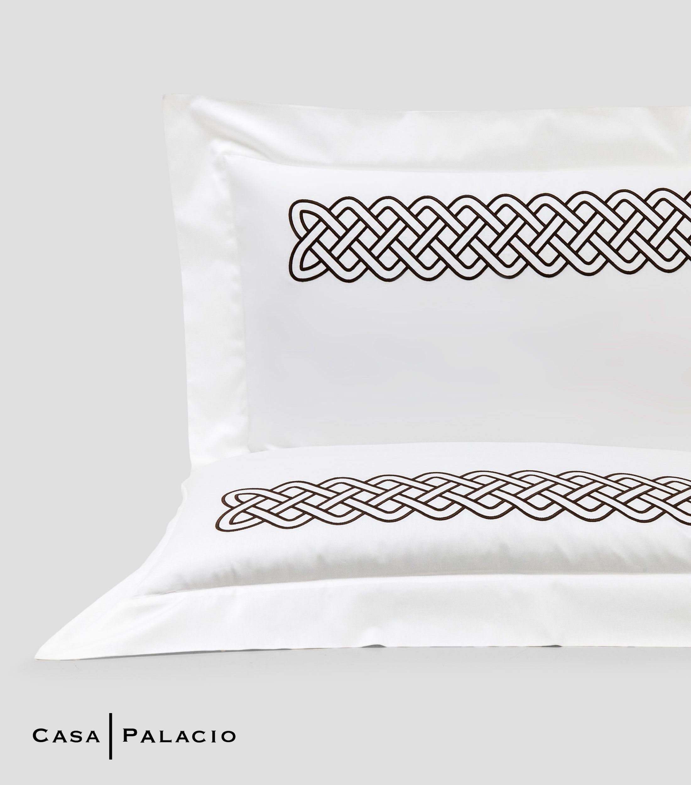 Funda para Almohada King Size en Algodón Embroidery blanca