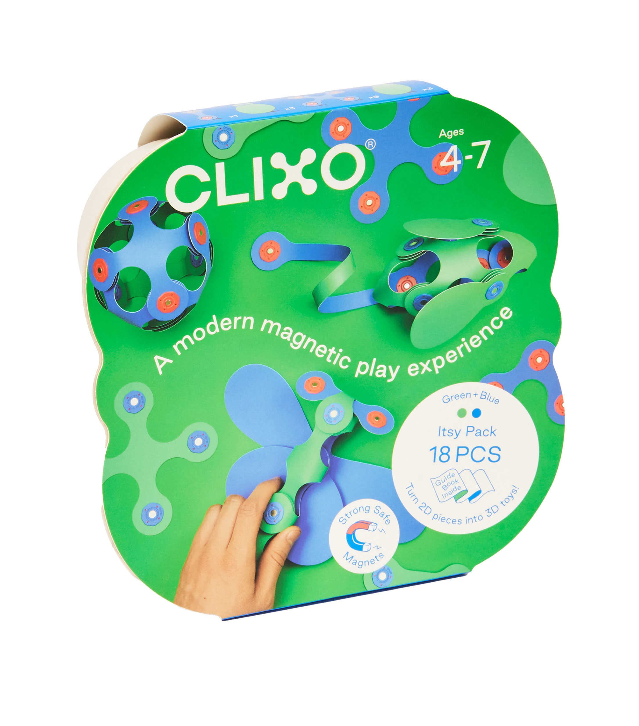 Itsy Pack Verde y Azul - 18 piezas