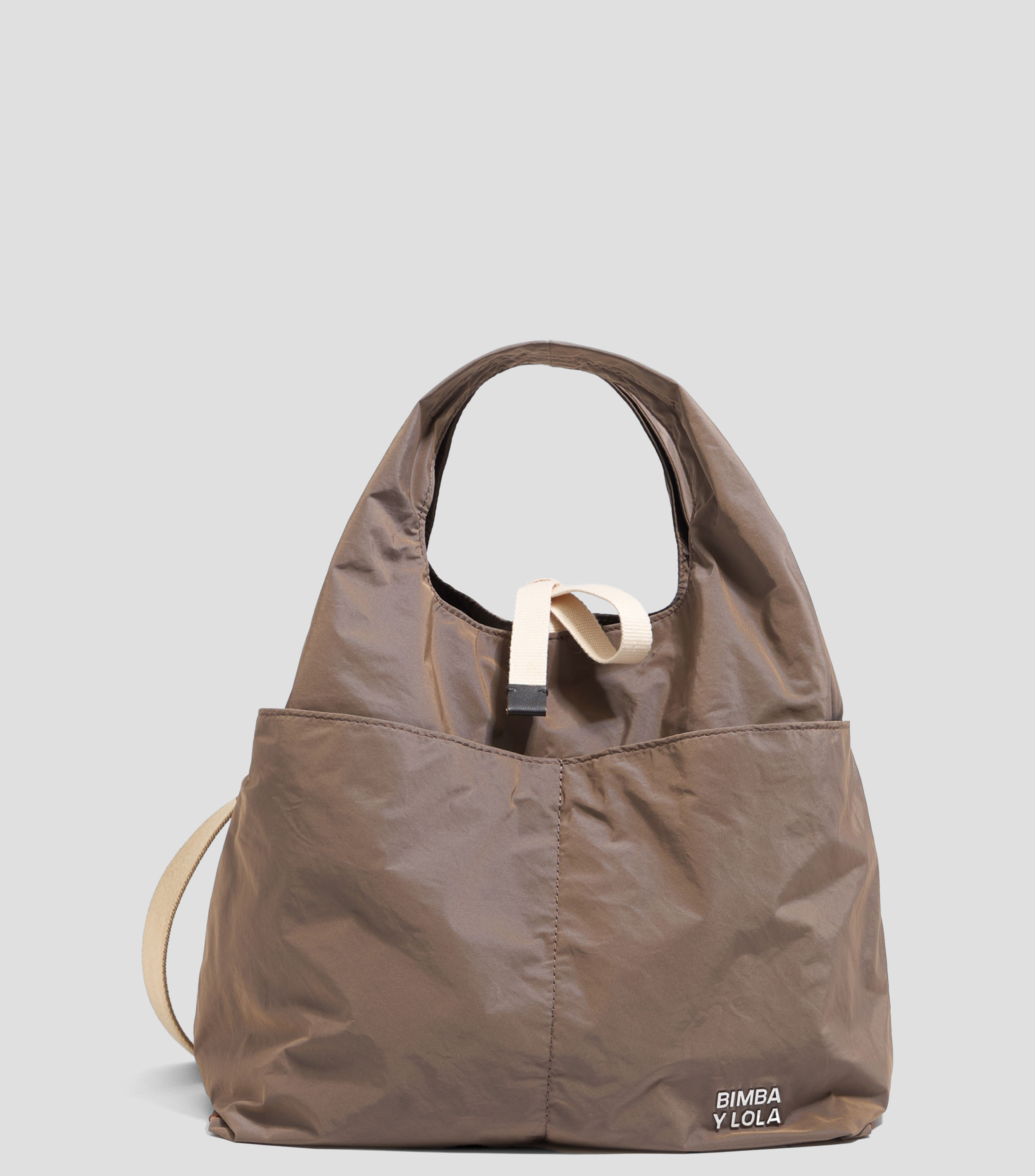 Bolsa de mano mediano Paper con logo Mujer