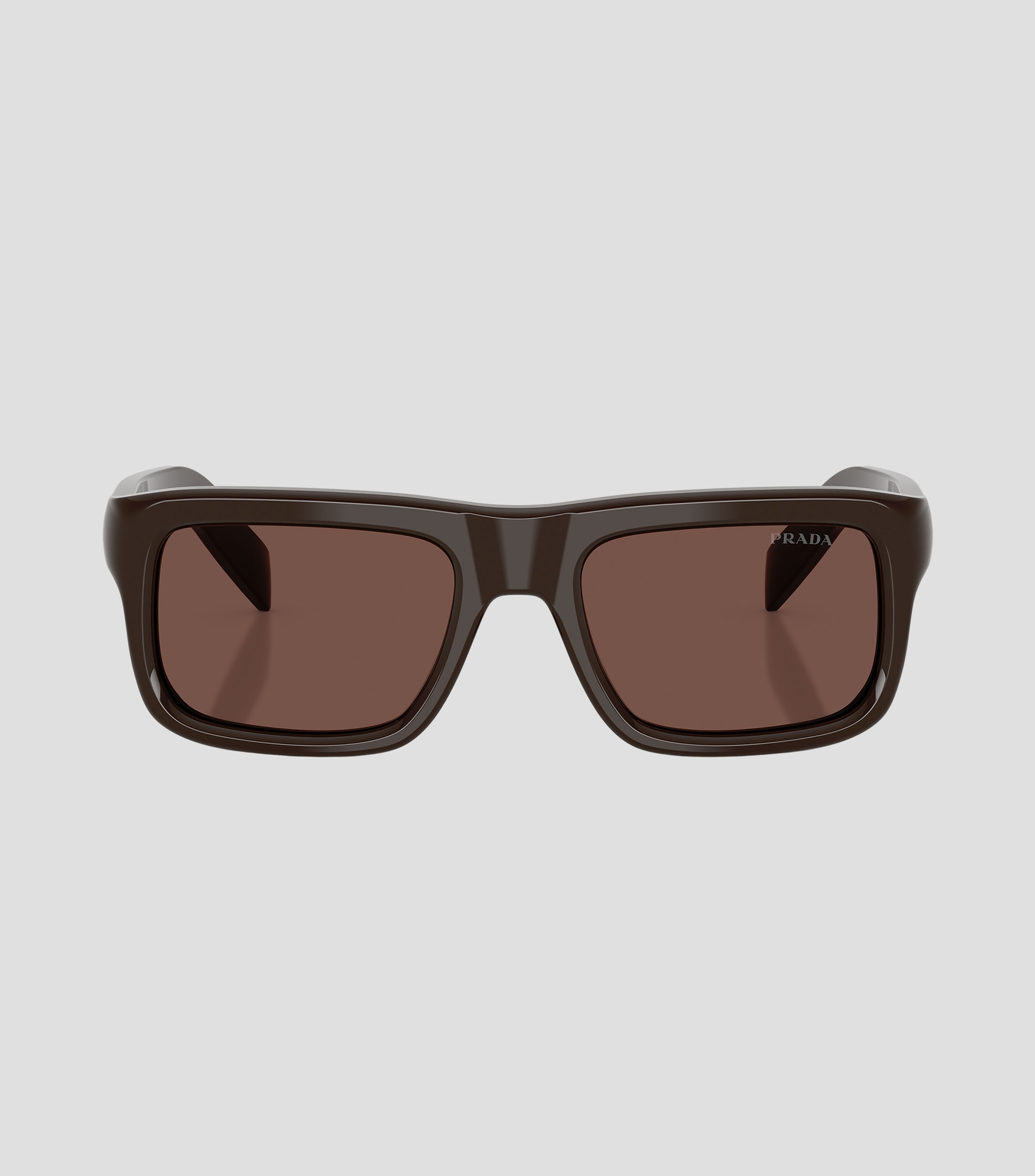 Lentes De Sol Rectangulares Chocolate Mujer