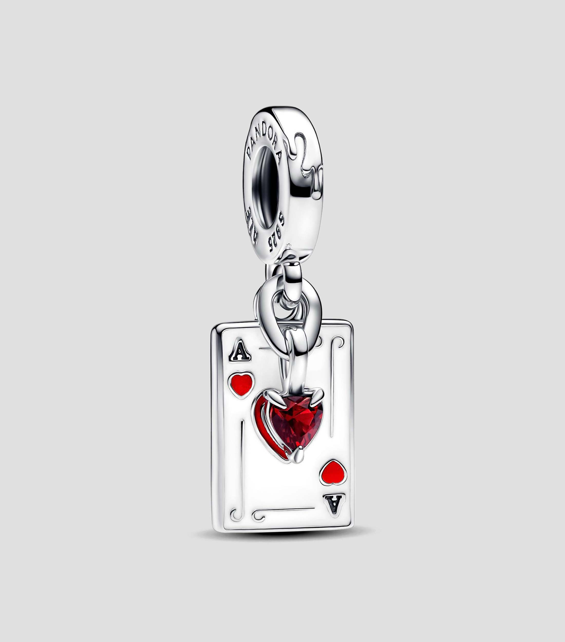 Charm en Plata .925 Doble Reina de Corazones Villanos de Disney Mujer