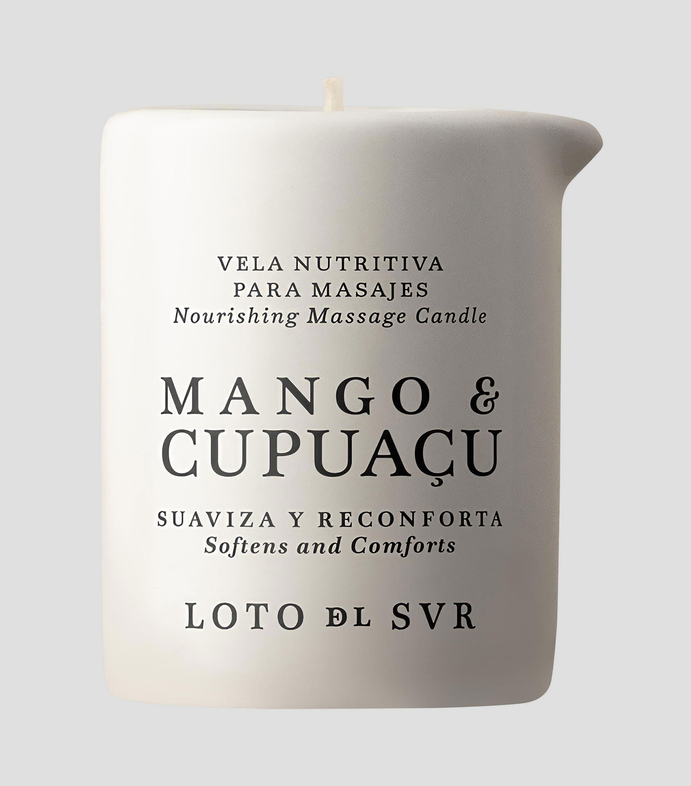Vela nutritiva para masajes Mango & ​Cupuaçu, 28 gr