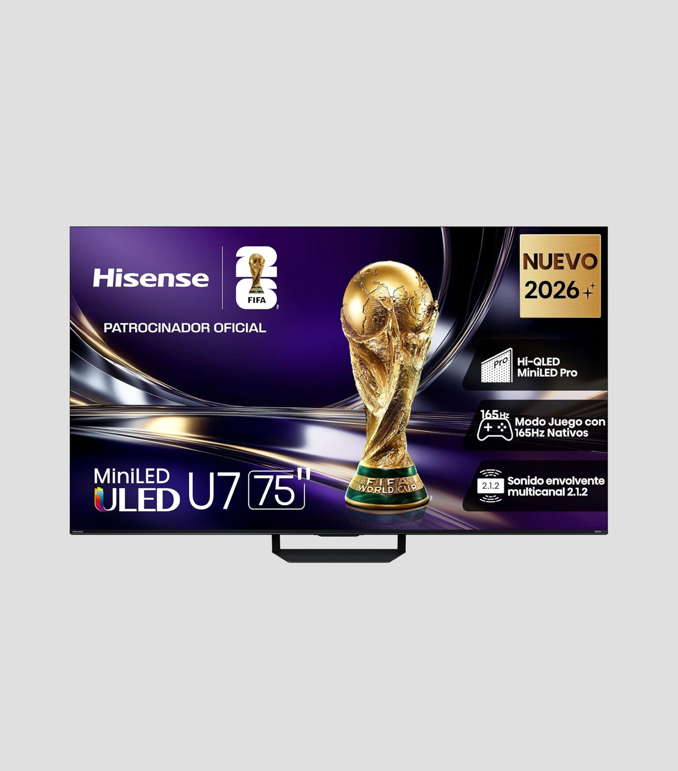 Pantalla 75 Pulgadas Plana Mini LED 4K 75U7SG