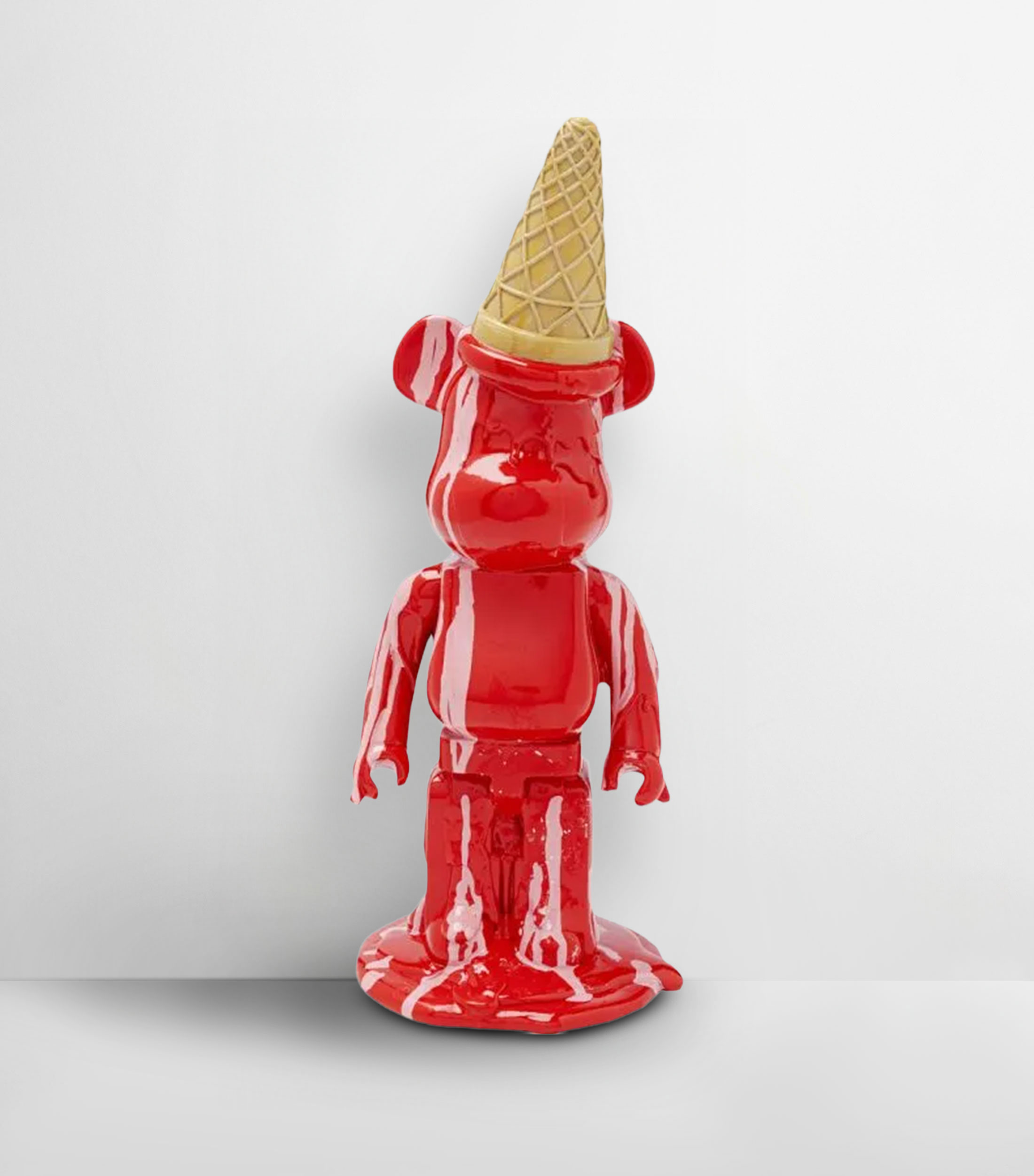 Figura decorativa Gelato Bear en poliresina