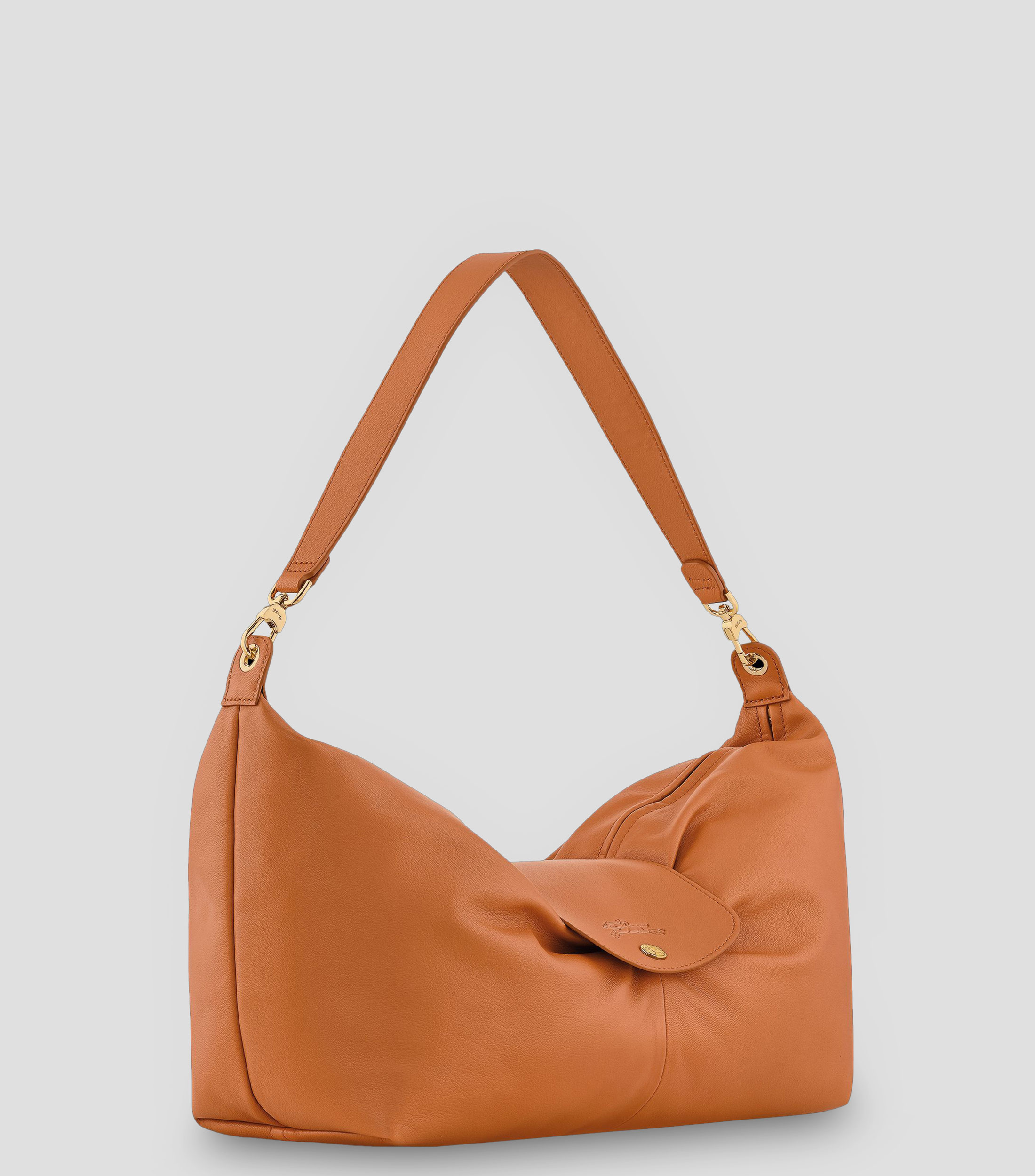 Bolsa Shoulder en cuero de cordero Le Pliage Xtra lisa Mujer