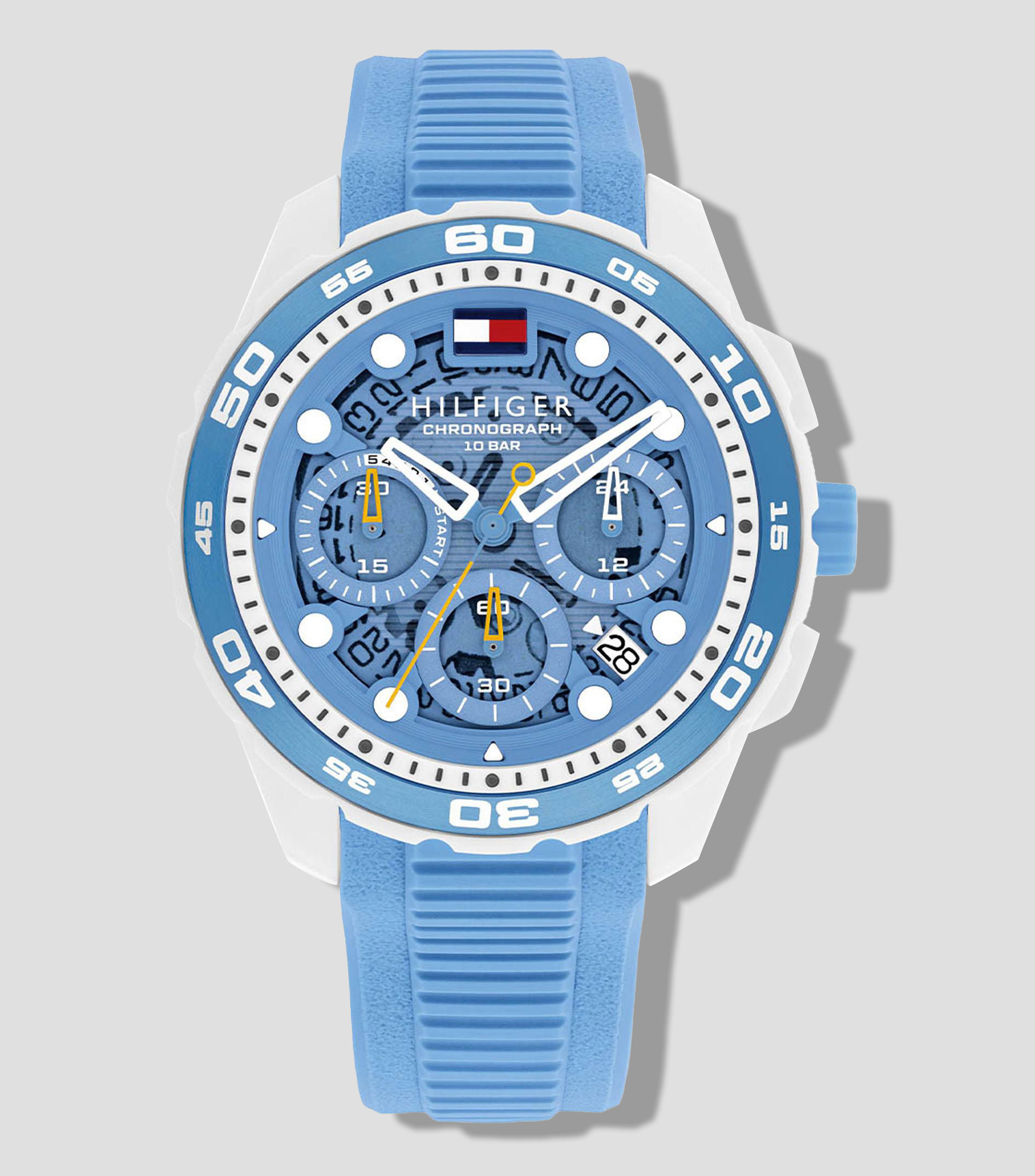 Reloj para Hombre TH Regatta deportivo azul celeste