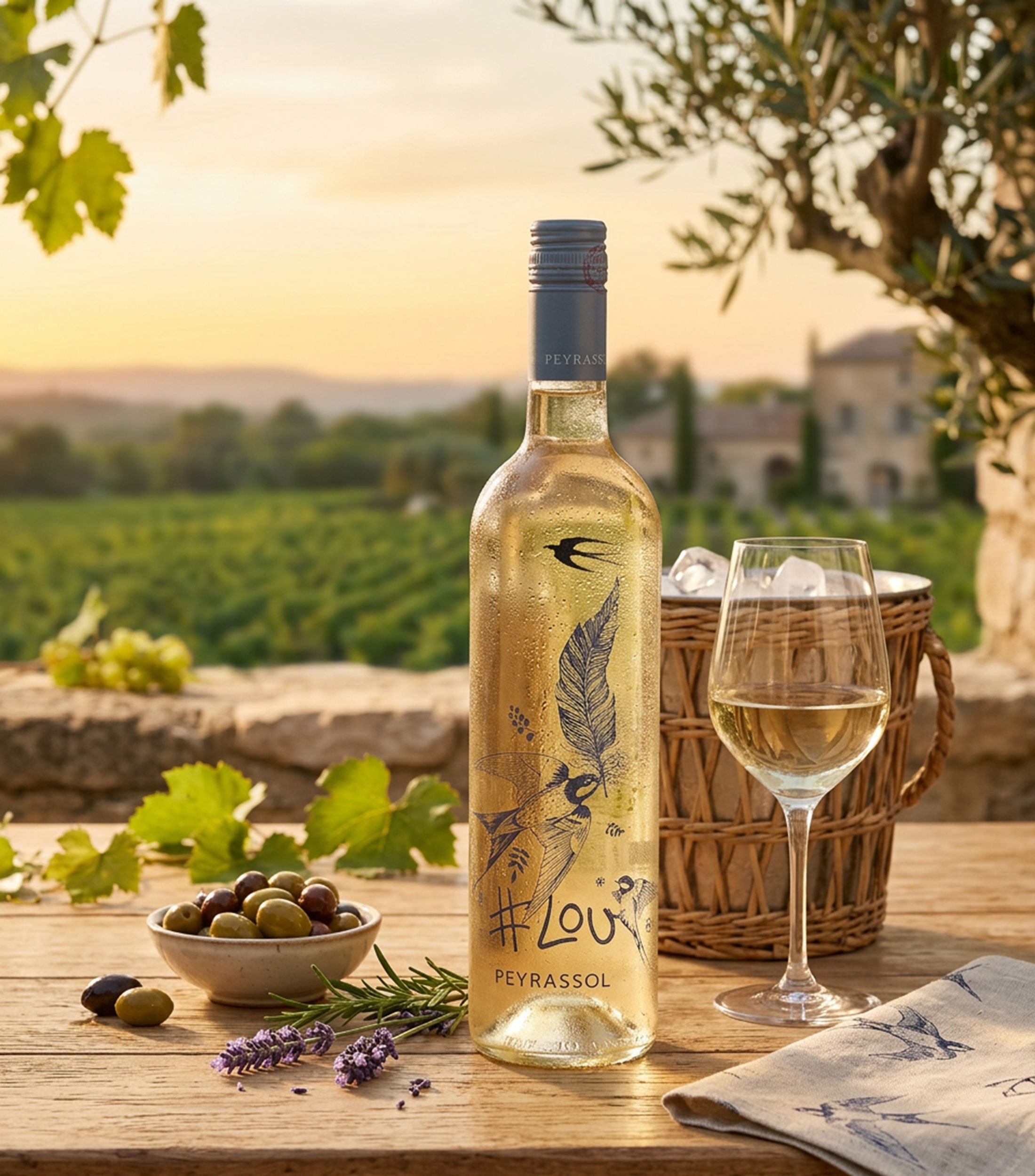 Vino blanco ensamble Peyrassol Lou Blanc, Francia, 750 ml
