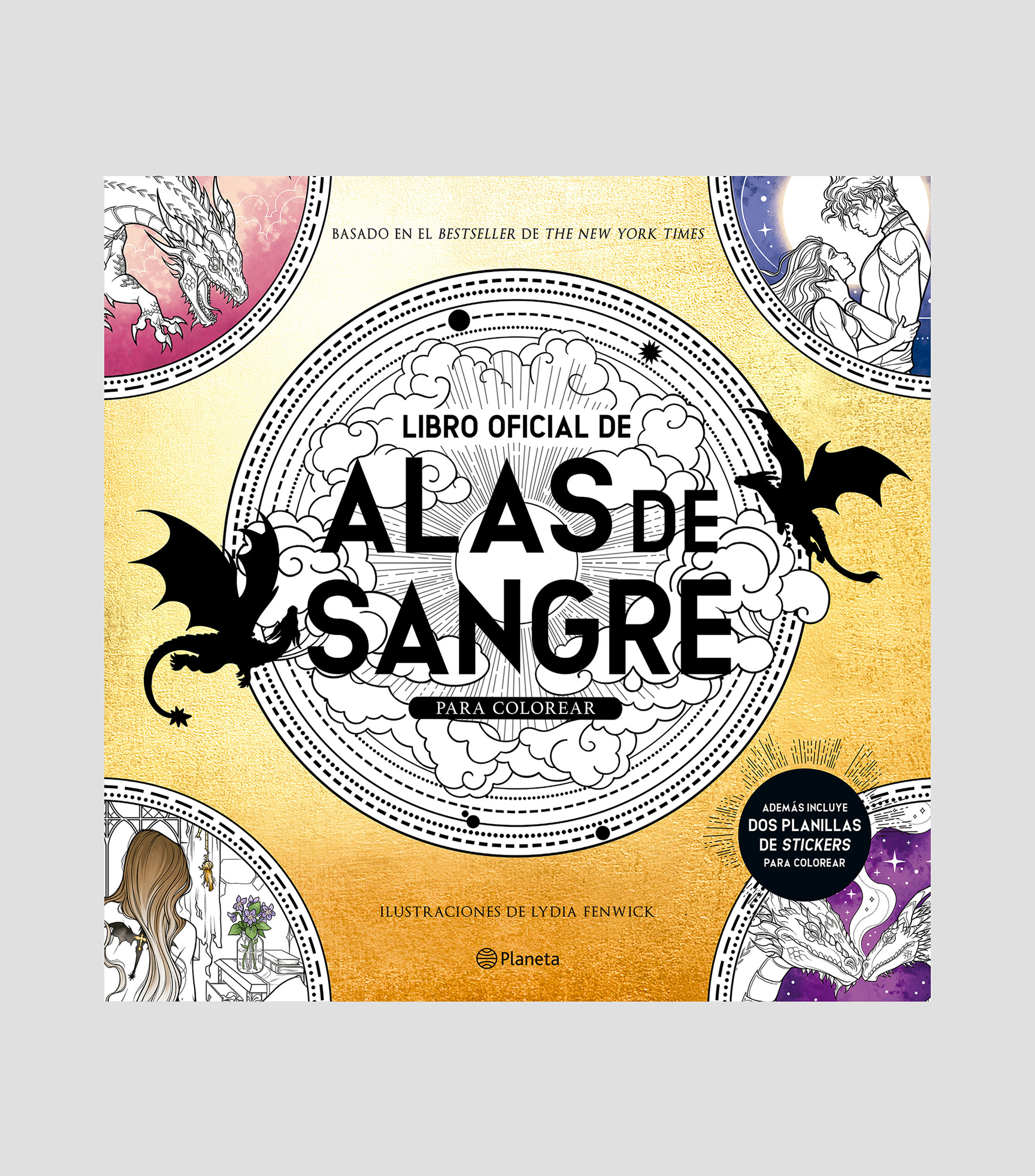 InfantilesLibro Oficial de Alas de Sangre para Colorear, Lydia Fenwick
