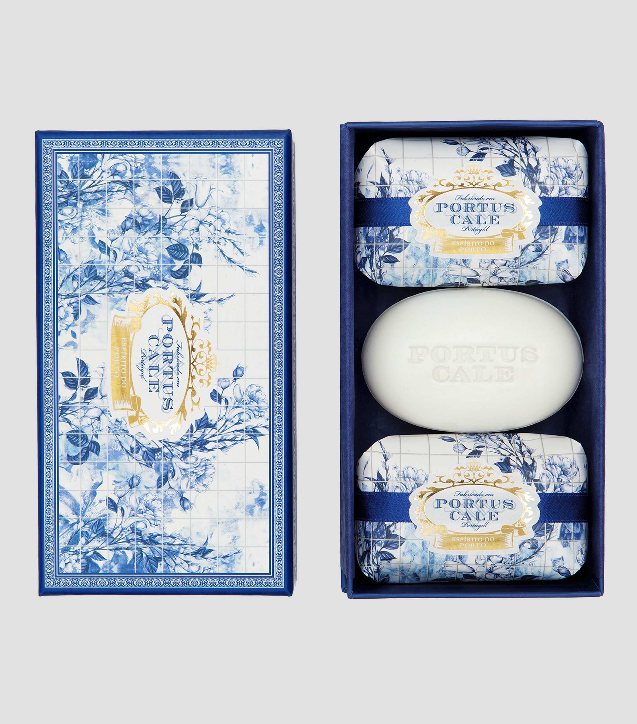Set 3 Jabones Perfumados Gold & Blue