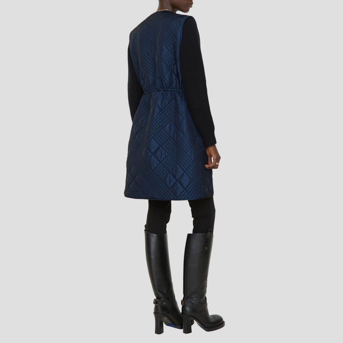 Chaleco acolchado liso Mujer