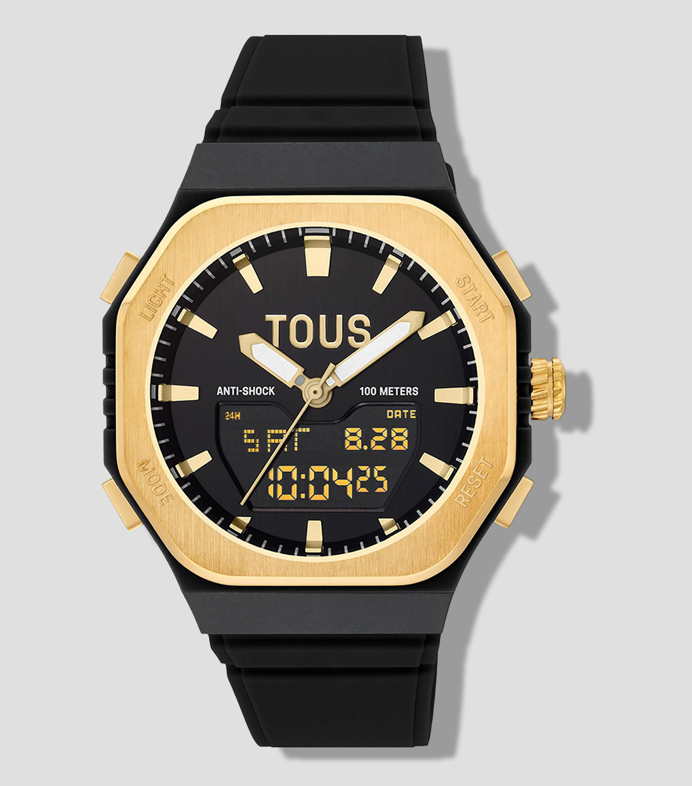 Reloj para Mujer Bet Deportivo Negro/Dorado