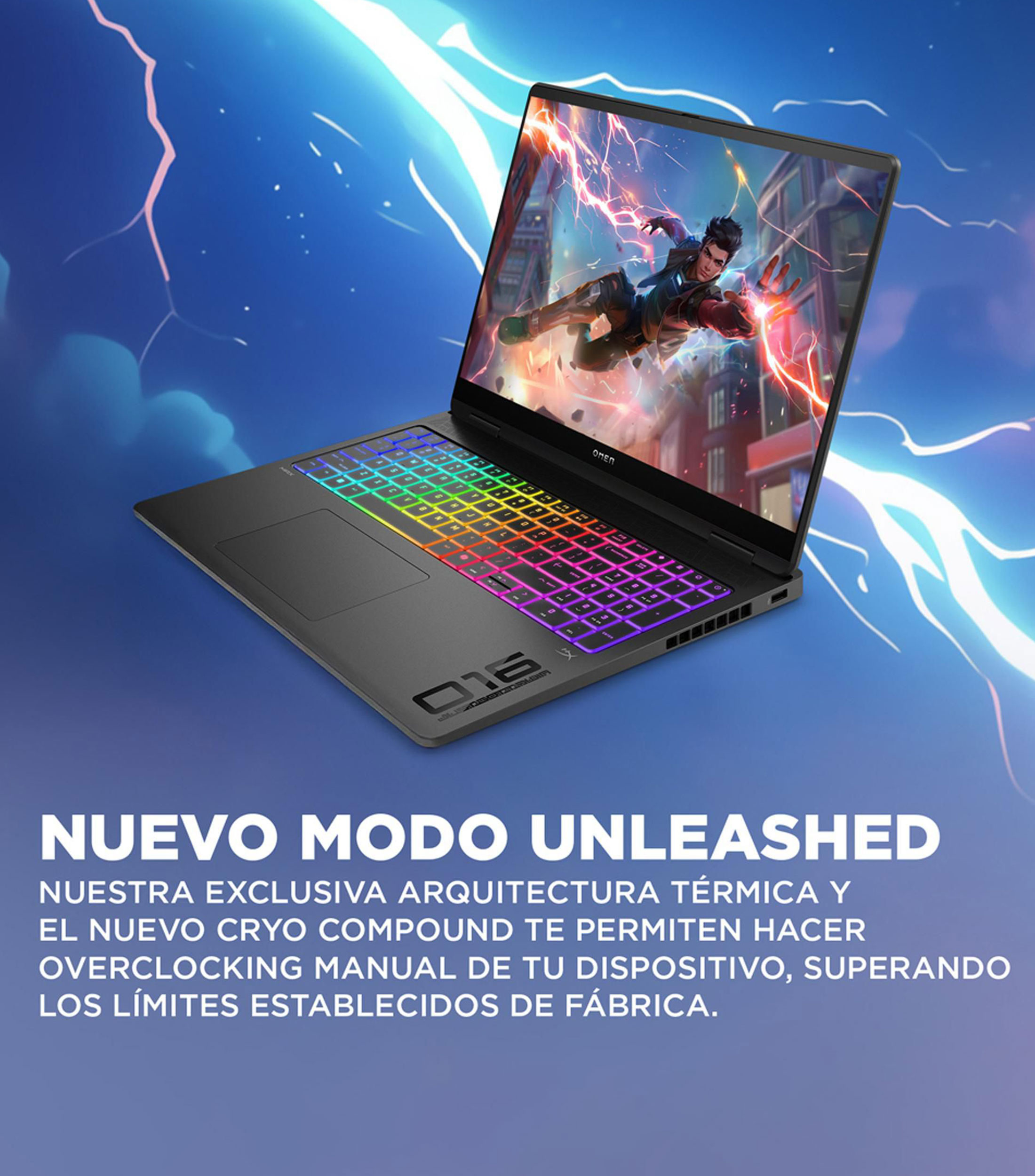 Laptop Gaming OMEN 16-ah0005la, Intel ULTRA9, 64 GB RAM, 2 TB SSD, RTX 5090