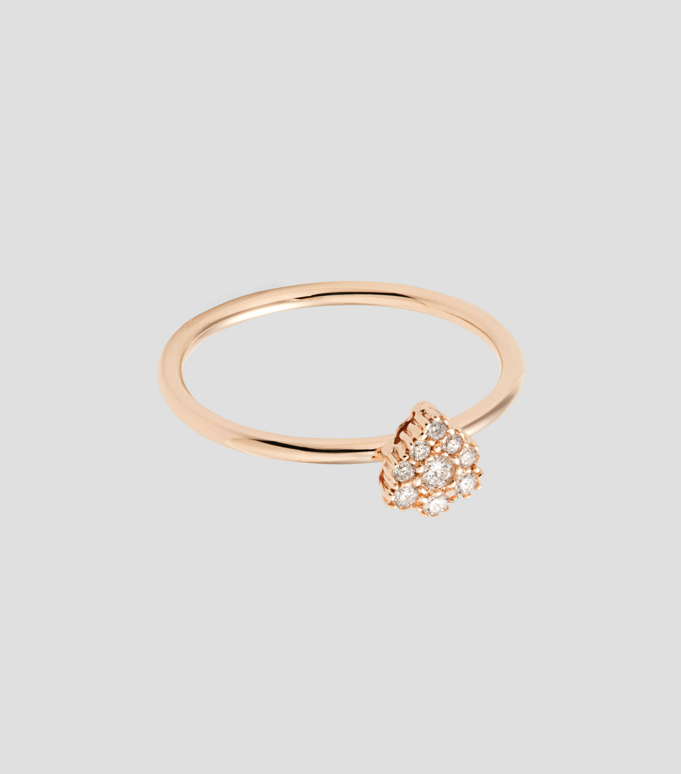 Anillo en oro rosa 18 Kilates Mujer