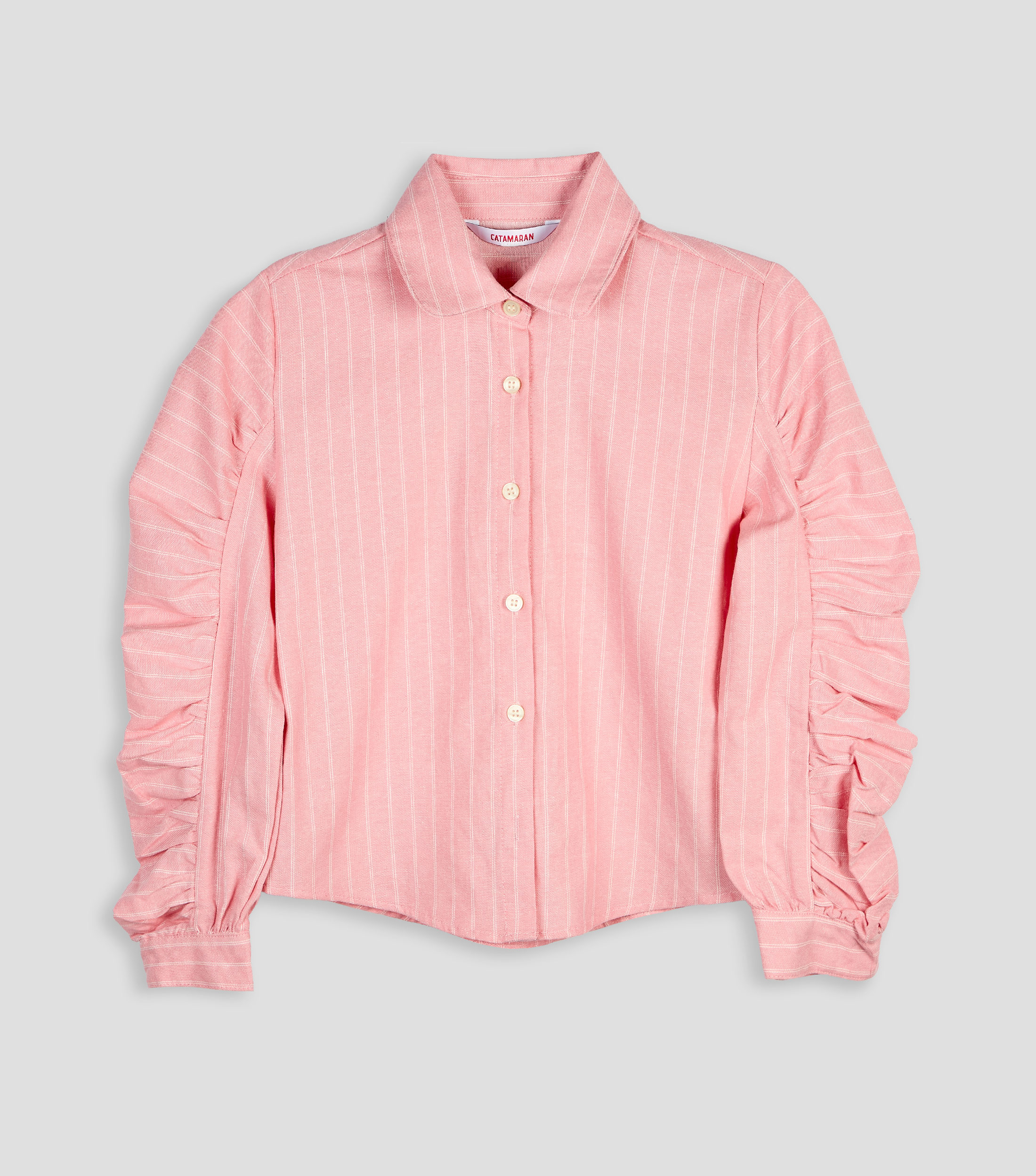 Camisa líneas manga larga Niña
