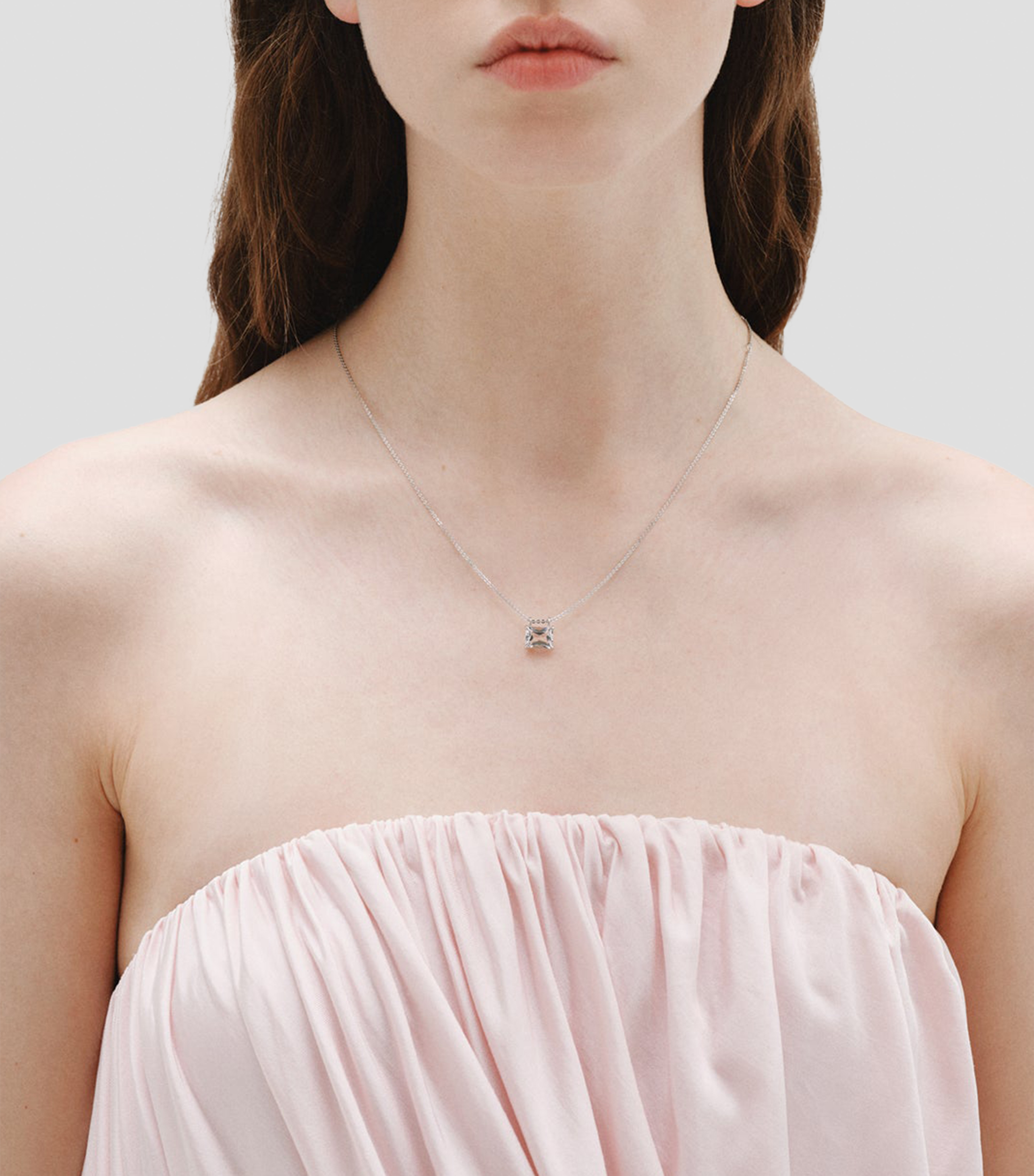 Collar en Plata .925 con cuarzo Mujer