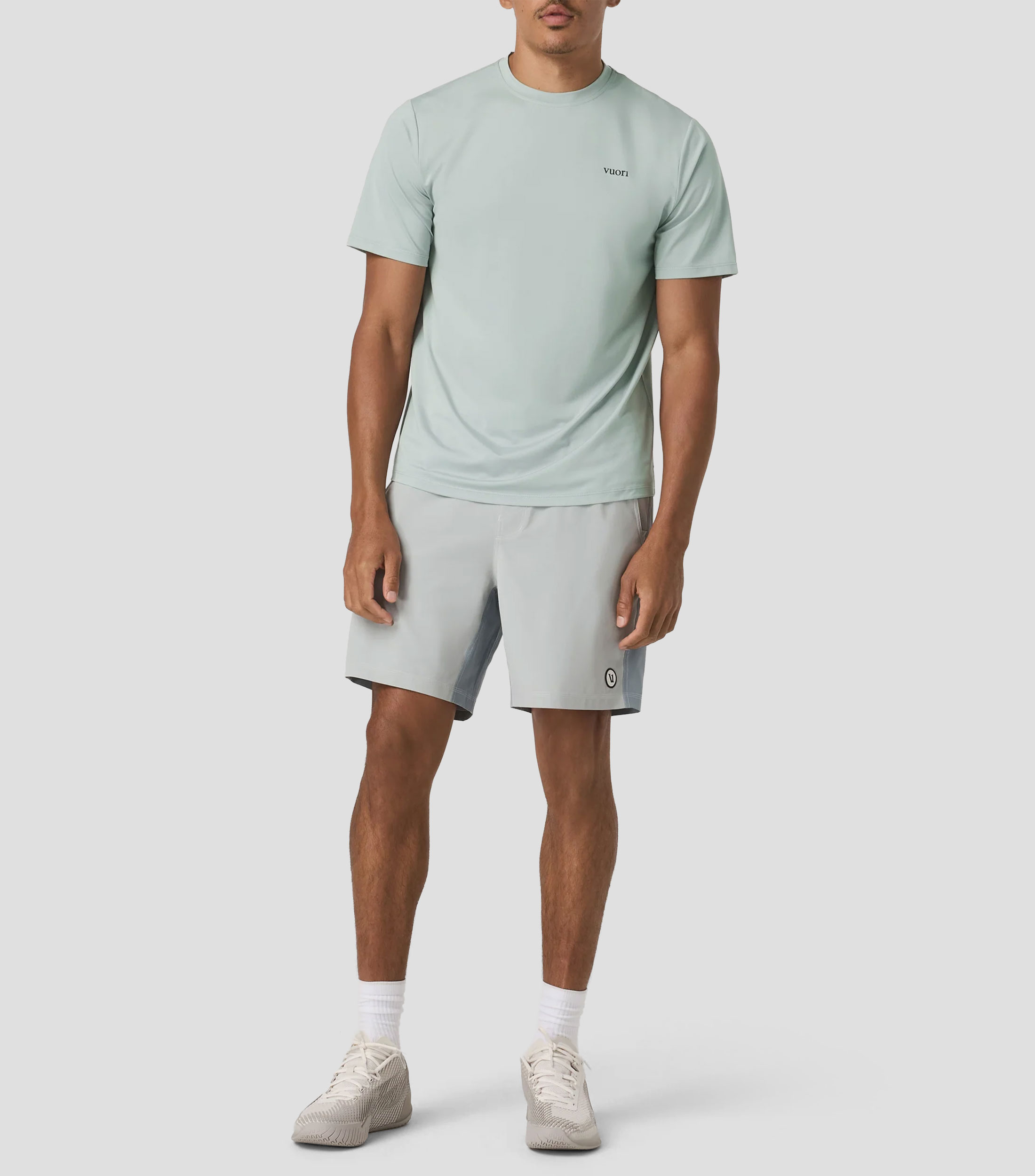 Playera cuello redondo manga corta lisa Hombre