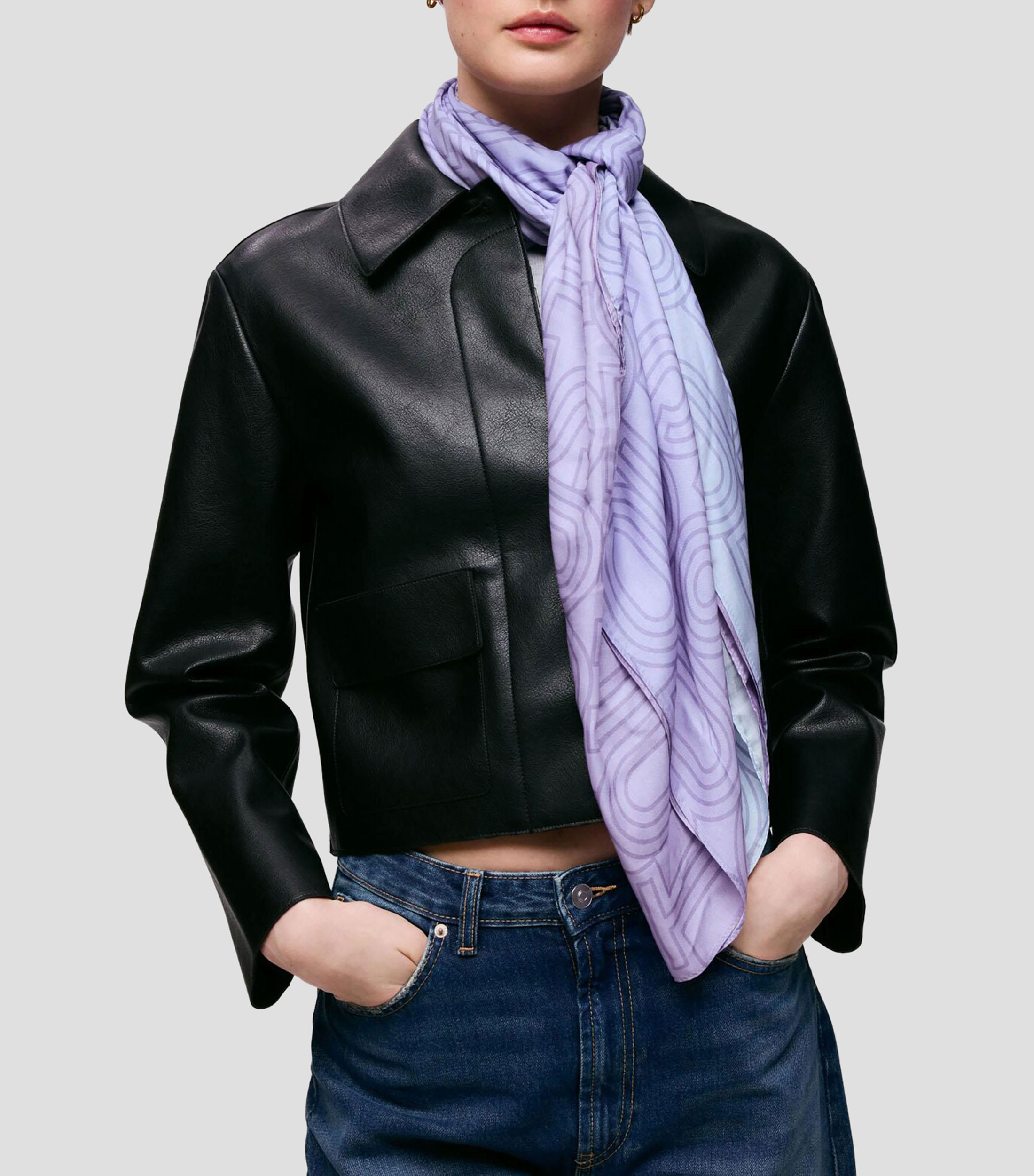 Foulard multicolor estampado Mujer