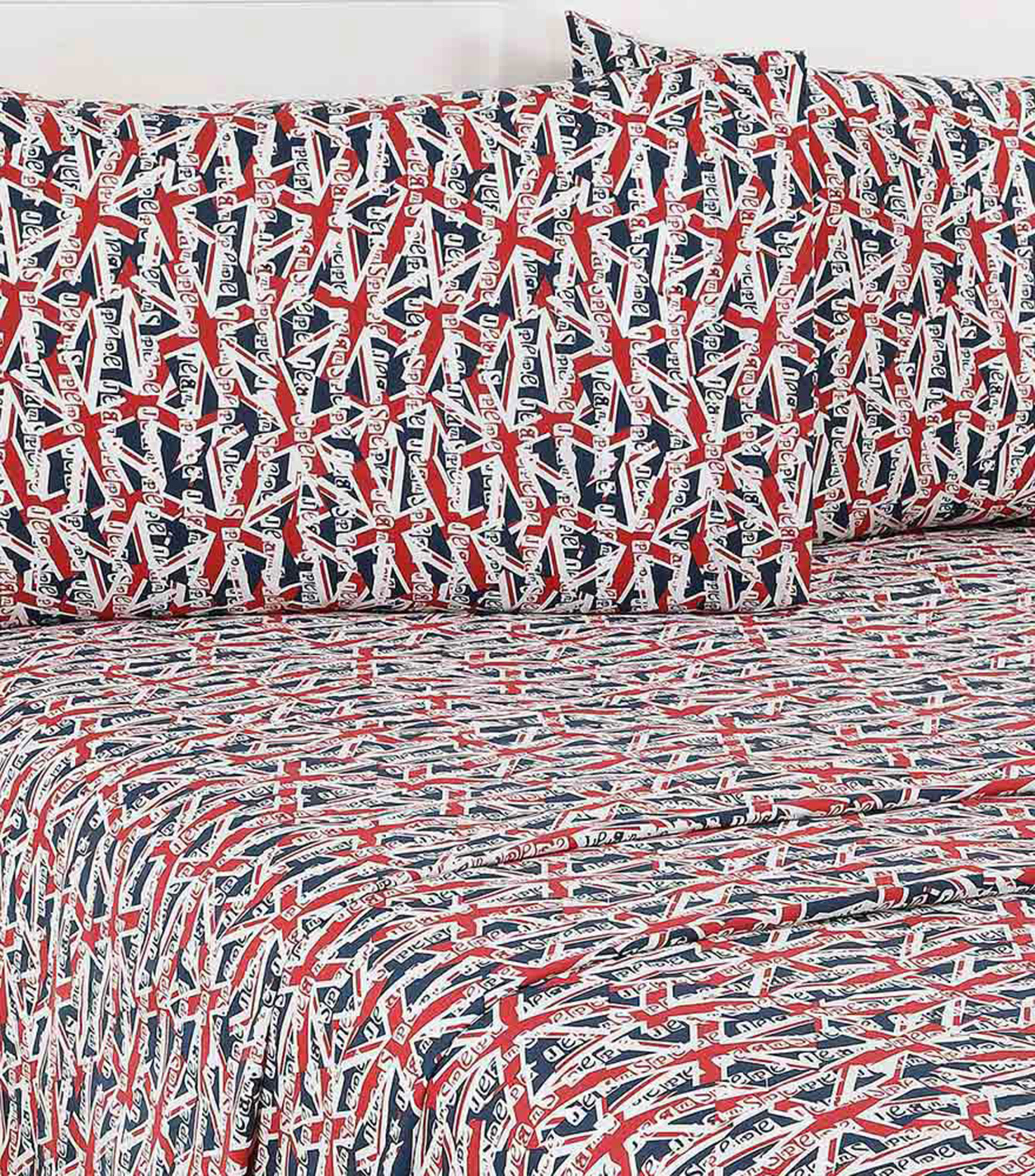 Juego de sabanas King Size en algodon Leo Flag New Multicolor
