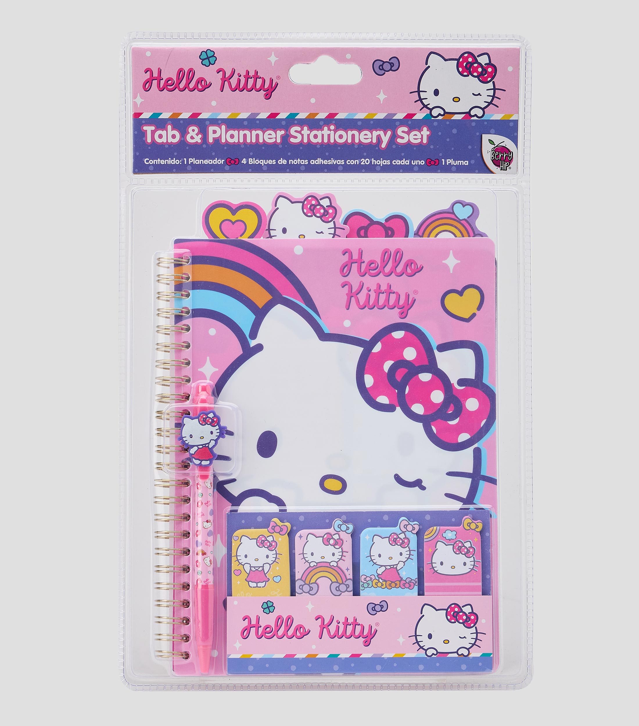Diario trimestral con accesorios Hello Kitty