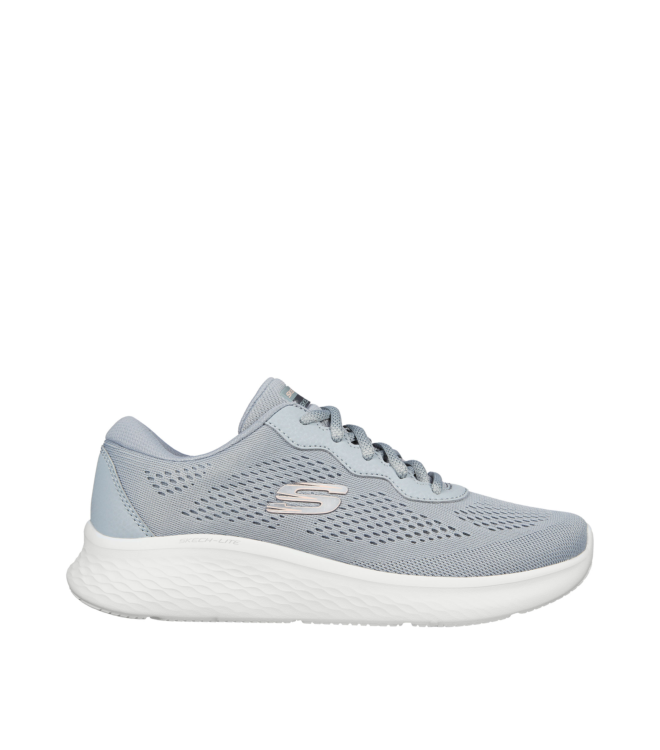 skechers grises mujer