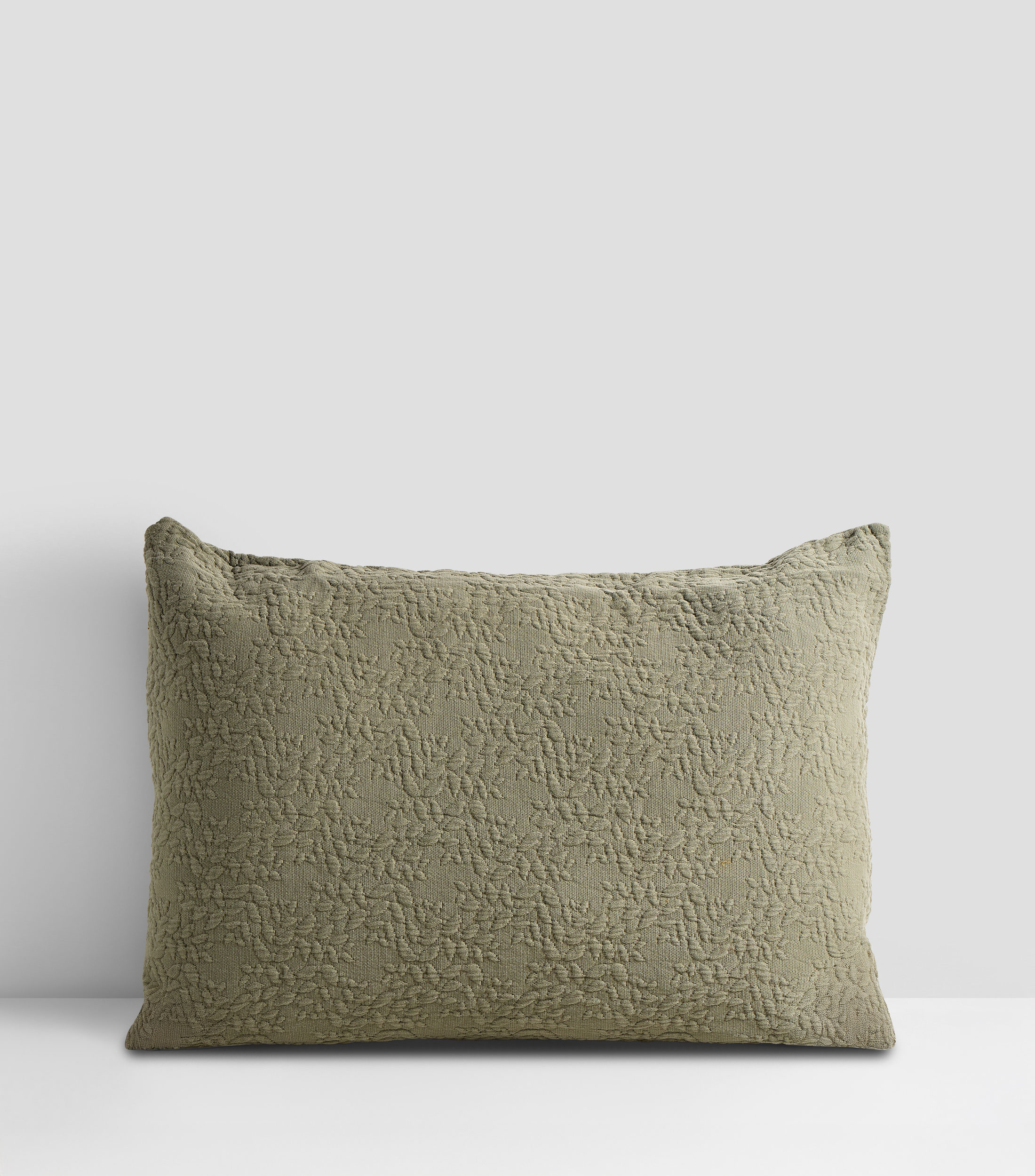 Funda para almohada Estándar en algodón verde