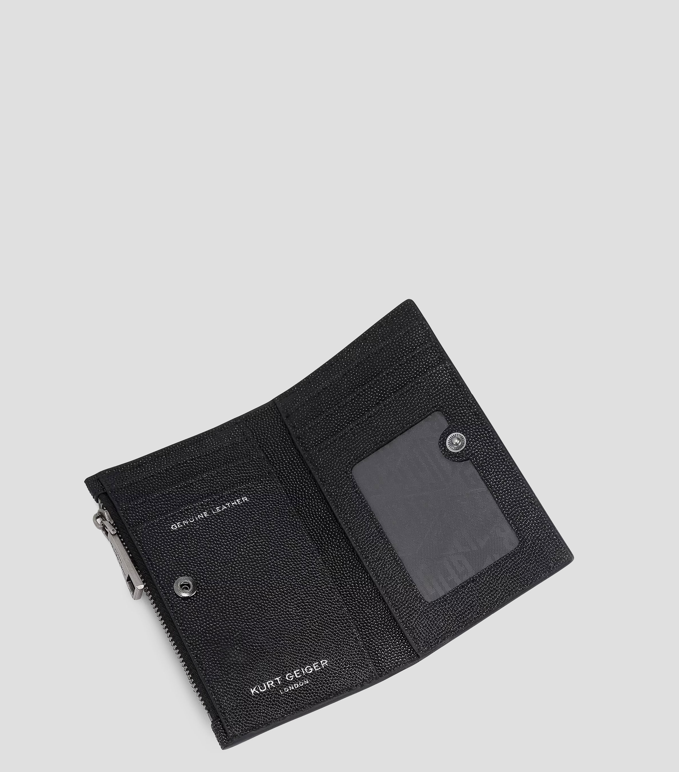 Cartera en piel lisa Mujer