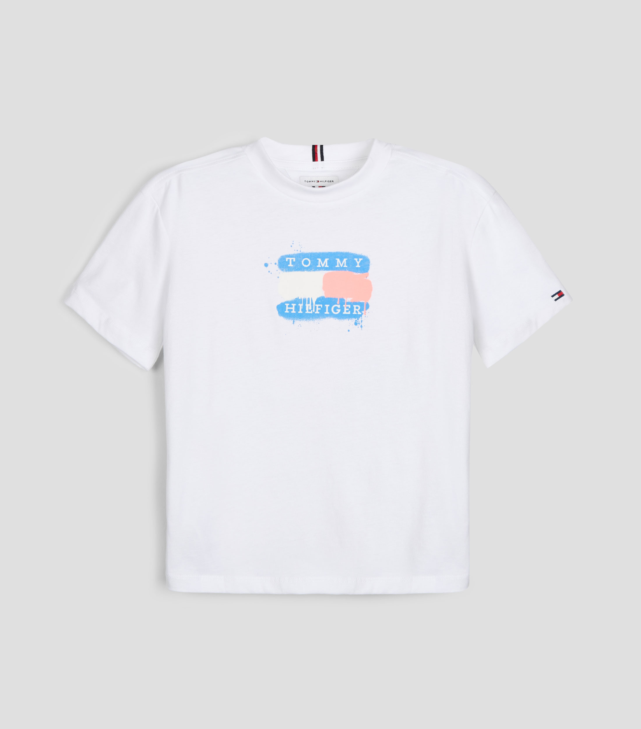 Playera cuello redondo manga corta con estampado Niño
